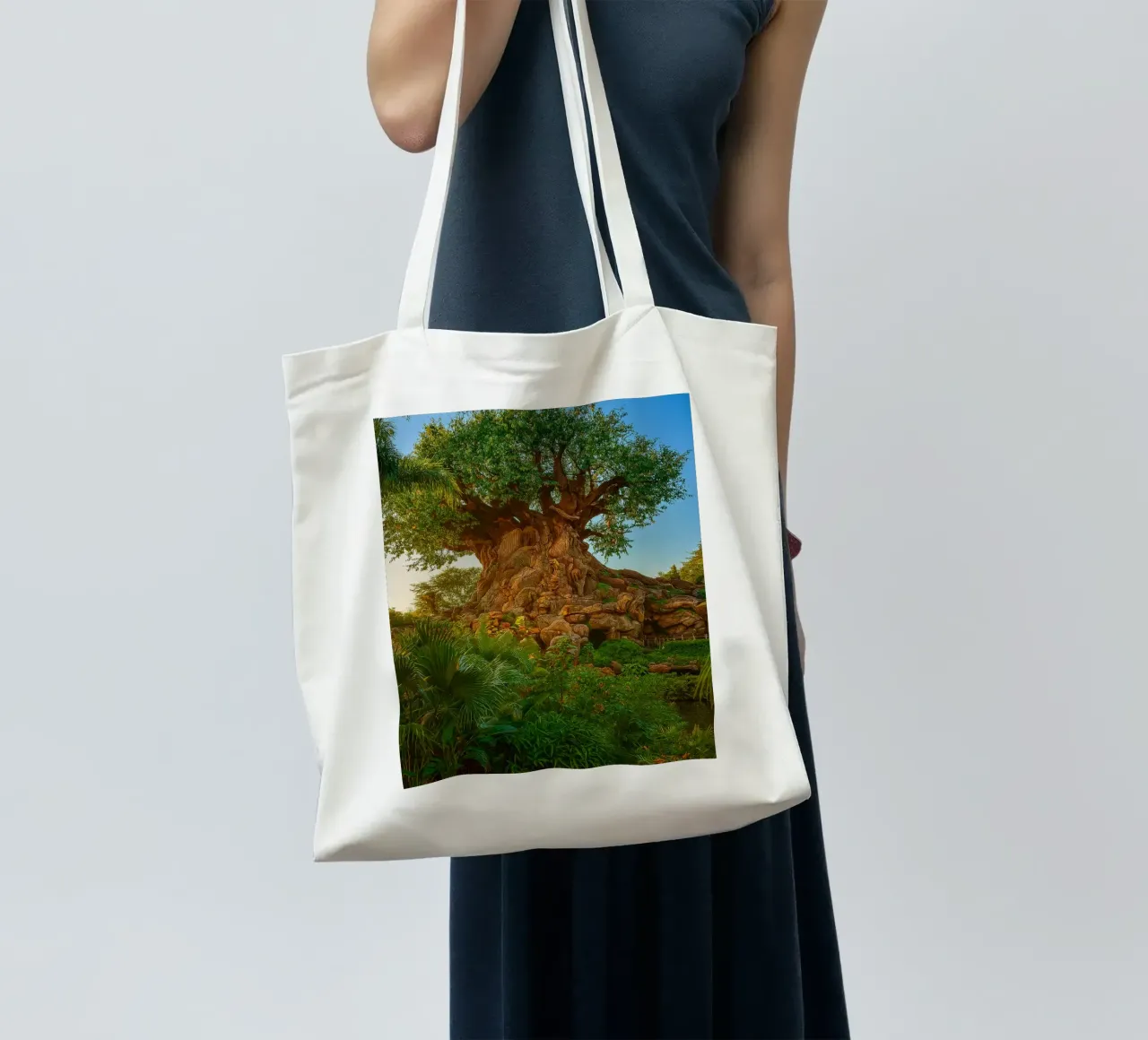 old tree in the forrest tote bag by tamarind