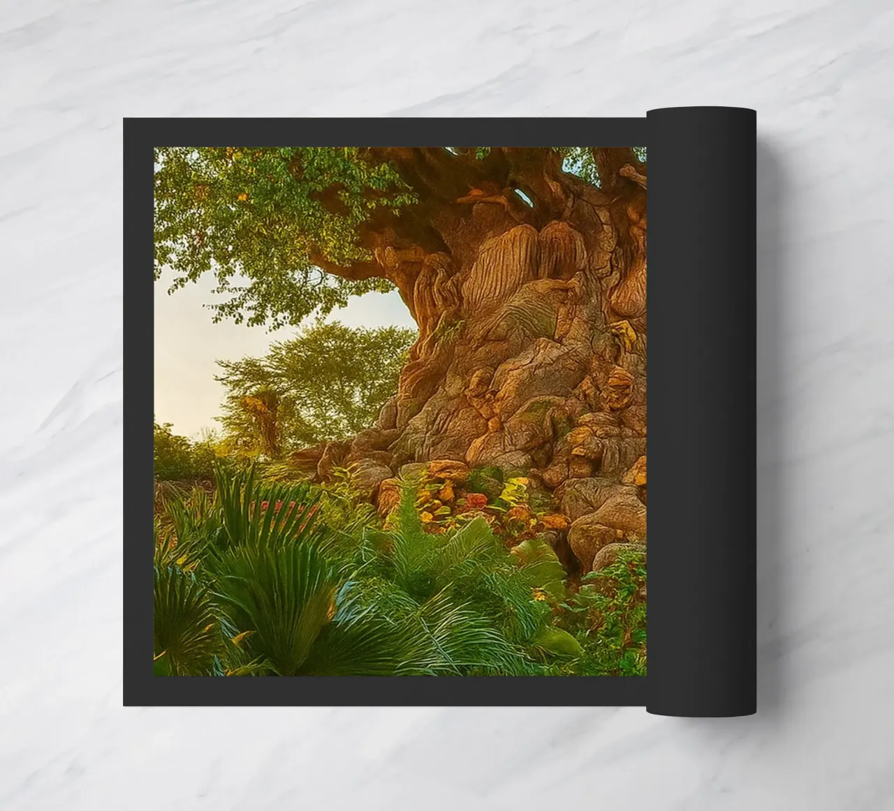 old tree in the forrest doormat by tamarind