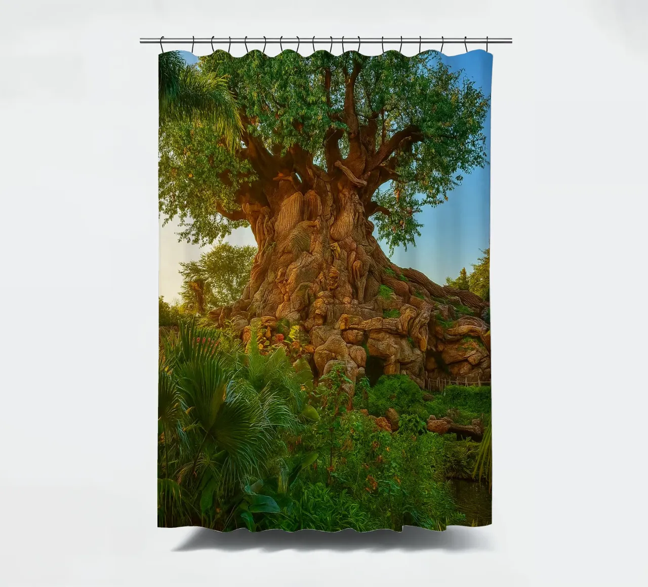 old tree in the forrest shower curtain by tamarind