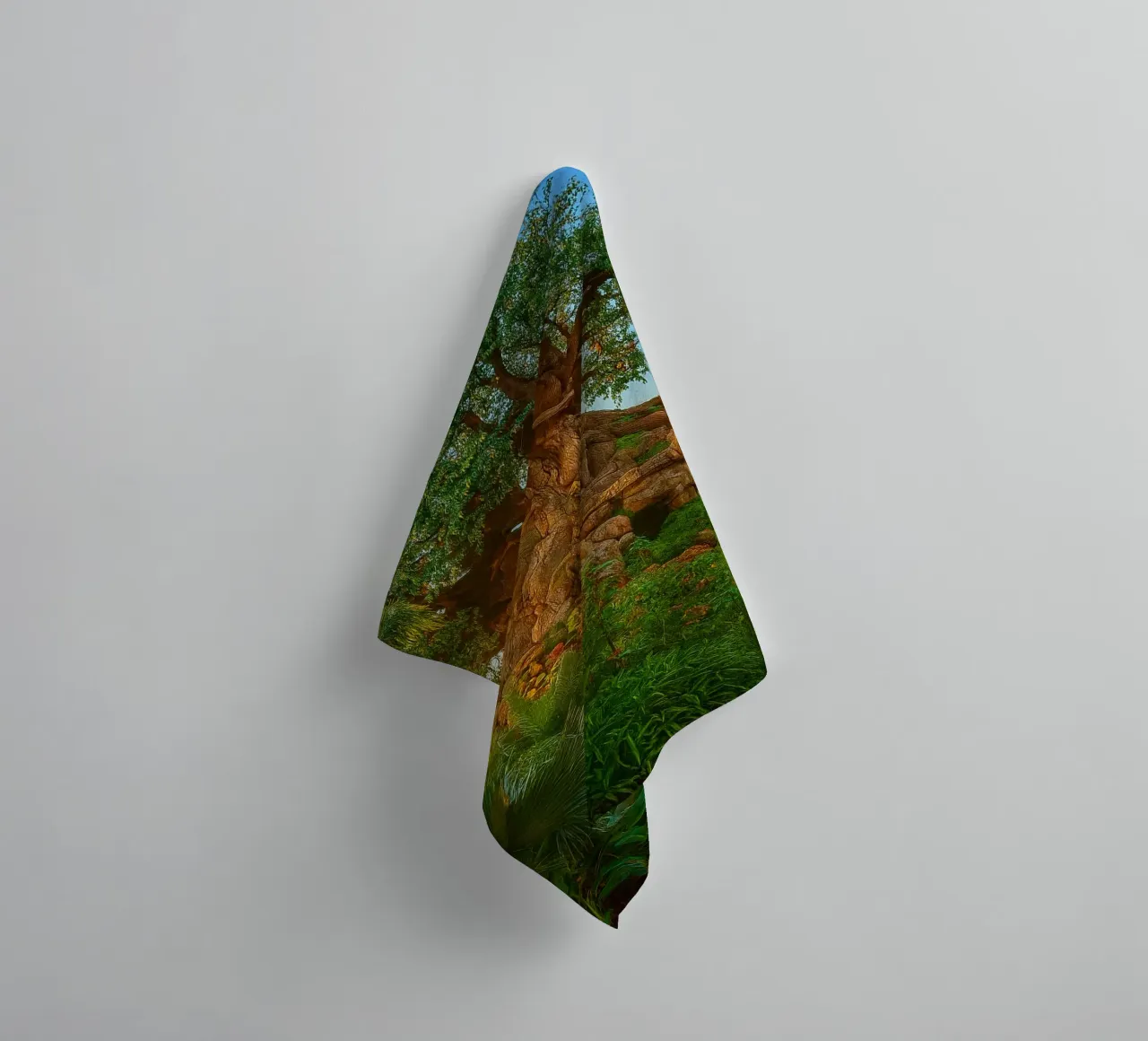 old tree in the forrest towel by tamarind