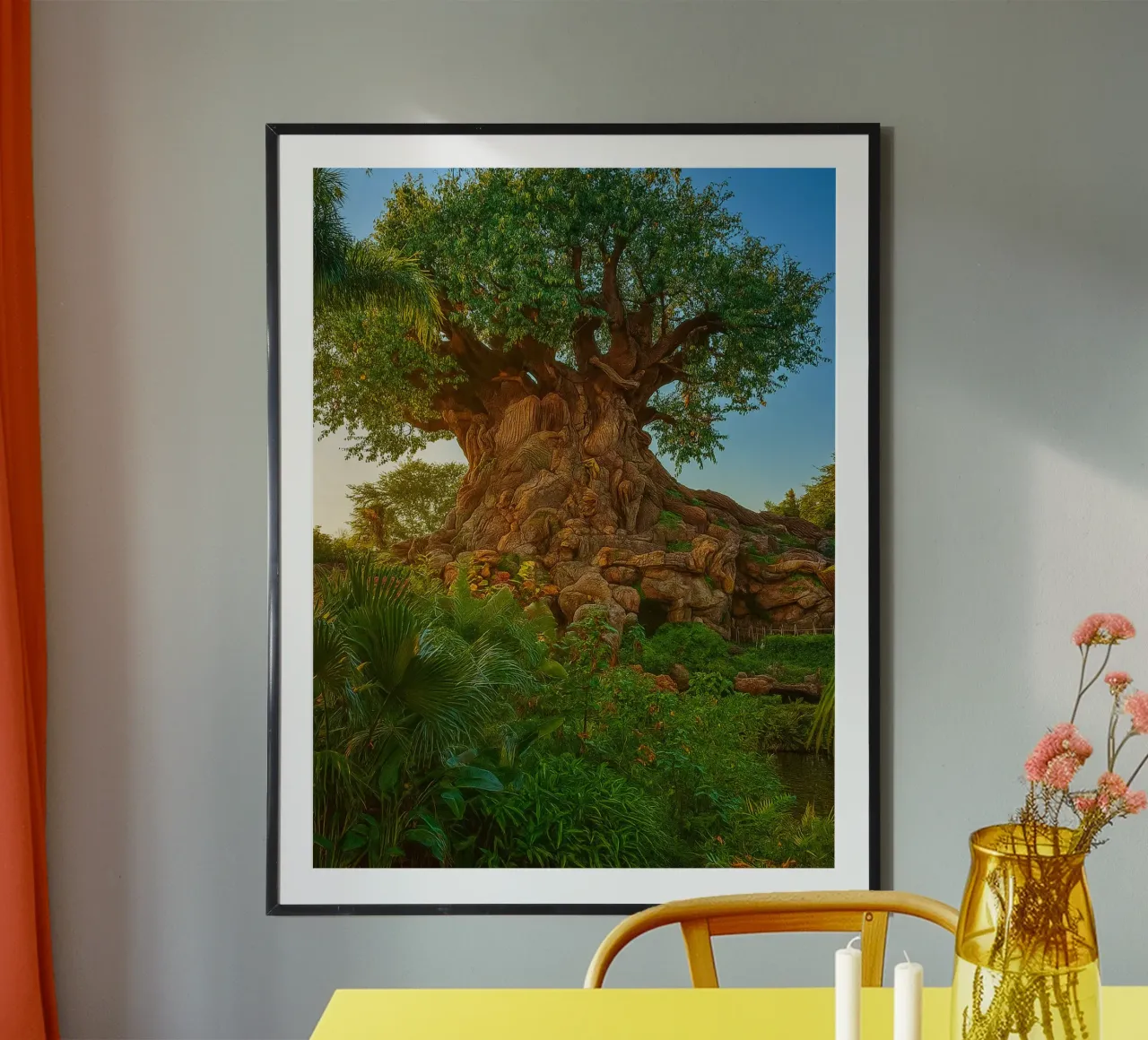 vecchio albero nella foresta carta hahnemühle da tamarind