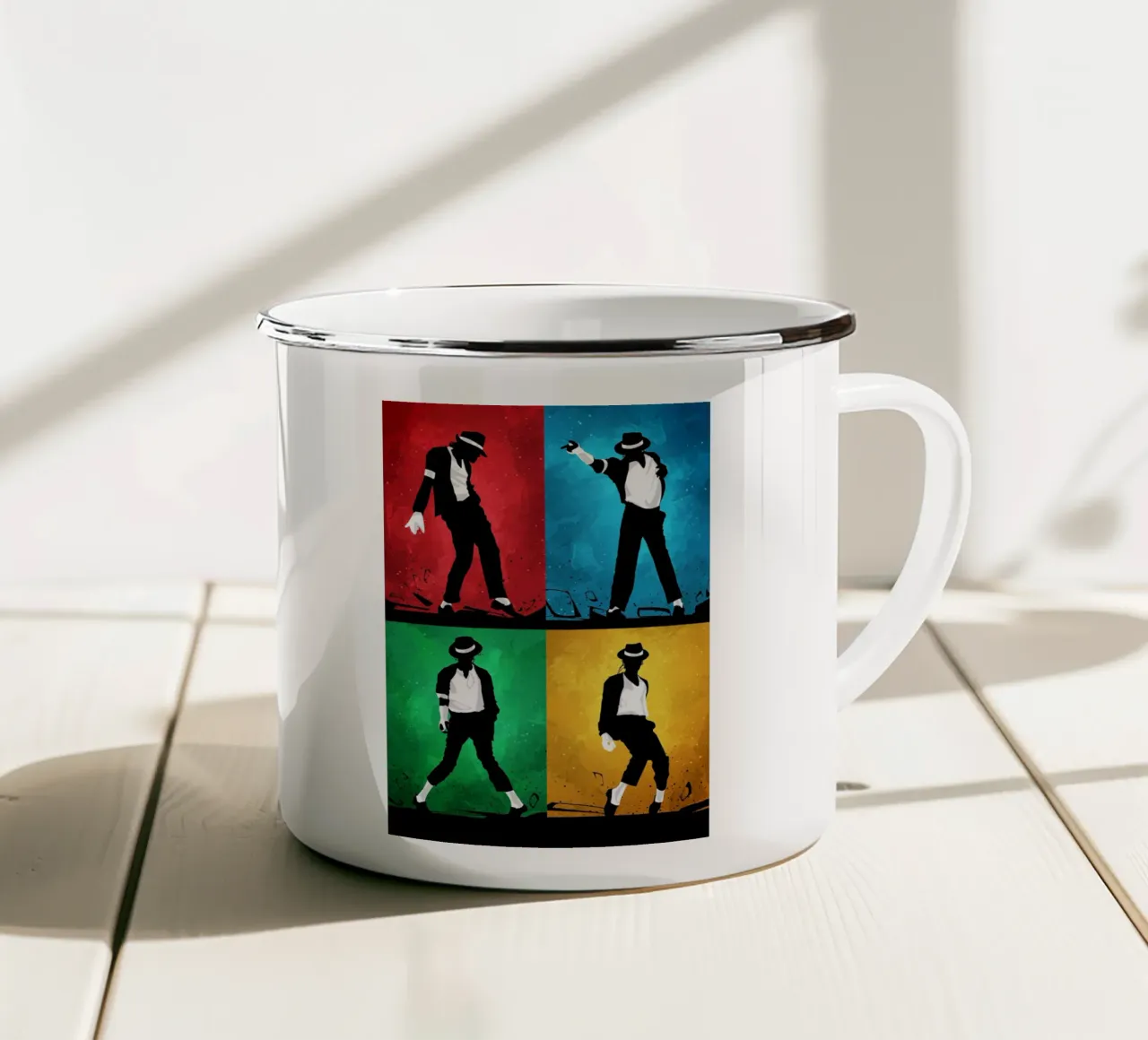 The Moonwalker Silhouettes tazza in smalto da nabakumov