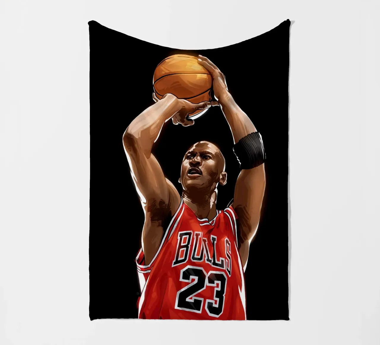 Bulls 23 fleece blanket by nabakumov