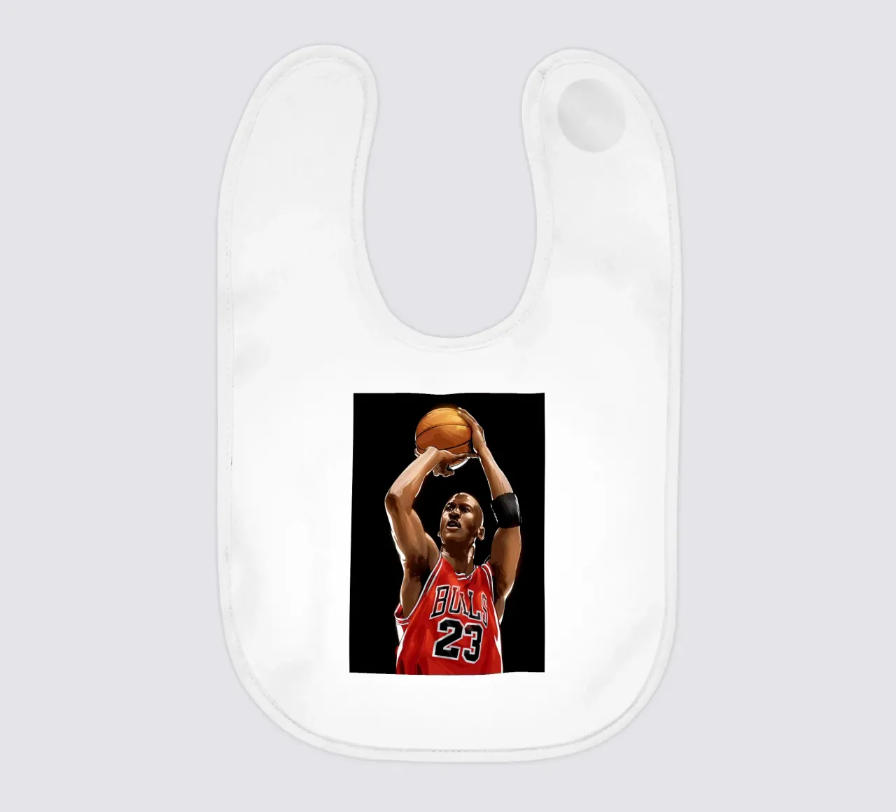 Bulls 23 baby bib by nabakumov