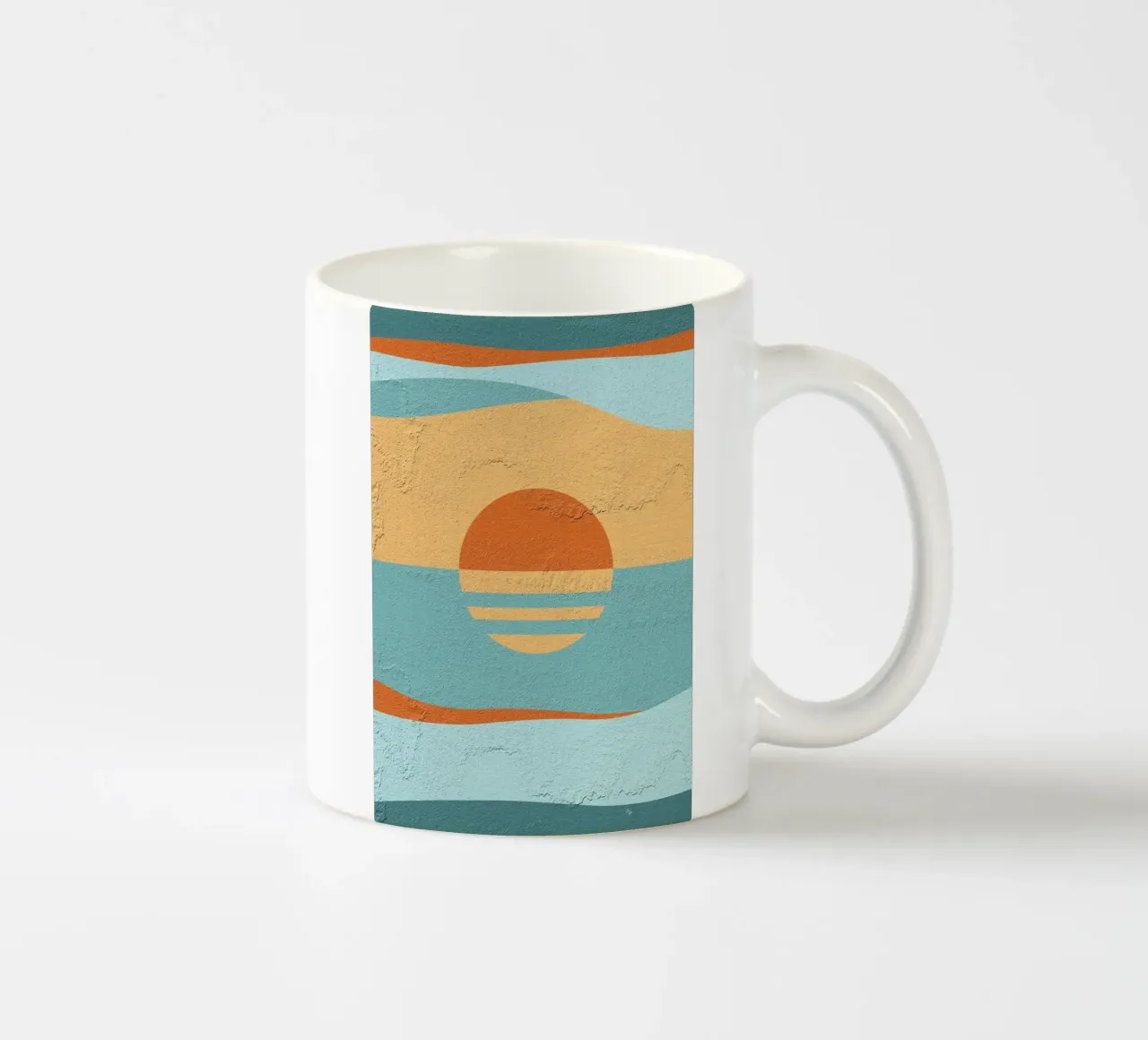 Tramonto retrò tazza in ceramica da Martina