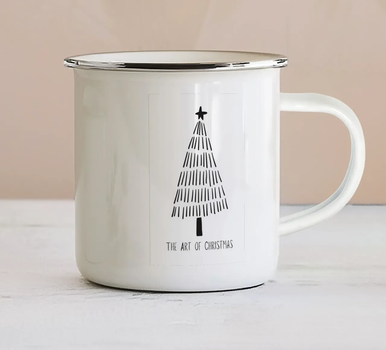The Art Of Christmas tazza in smalto da DigiWunderwerk