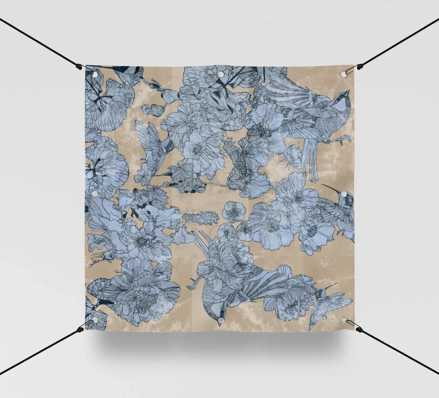 uccelli2 telo in pvc da Giulio Iurissevich