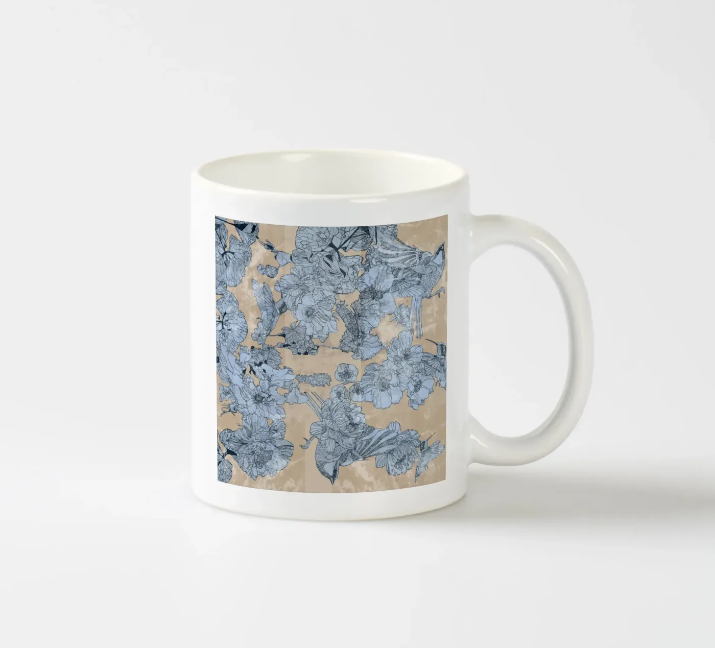 birds2 ceramic mug by Giulio Iurissevich