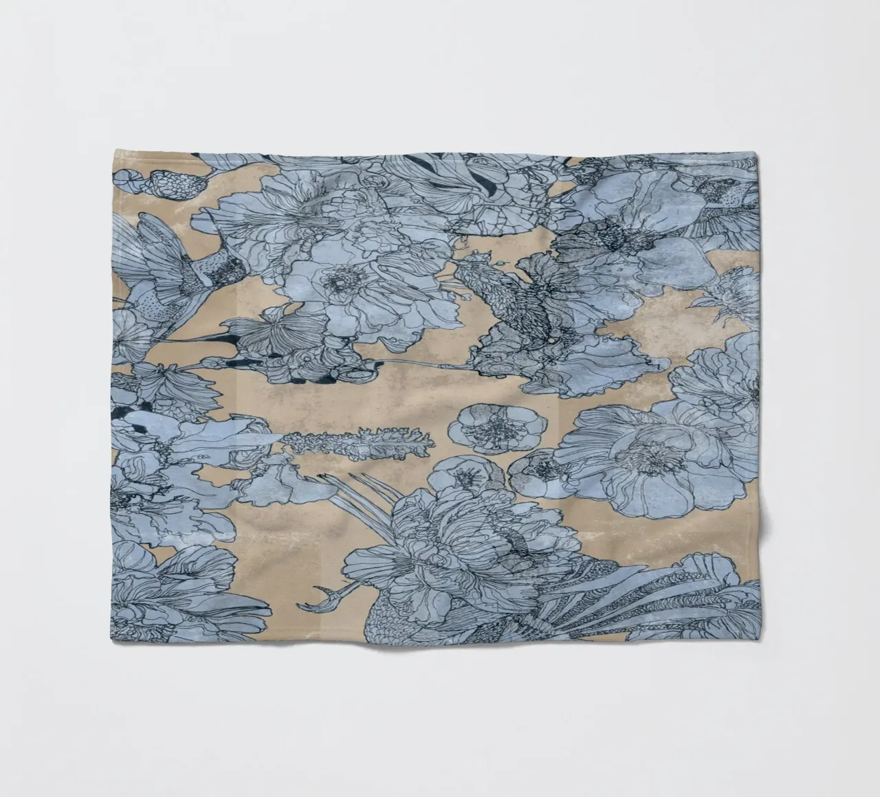 uccelli2 coperta in pile da Giulio Iurissevich