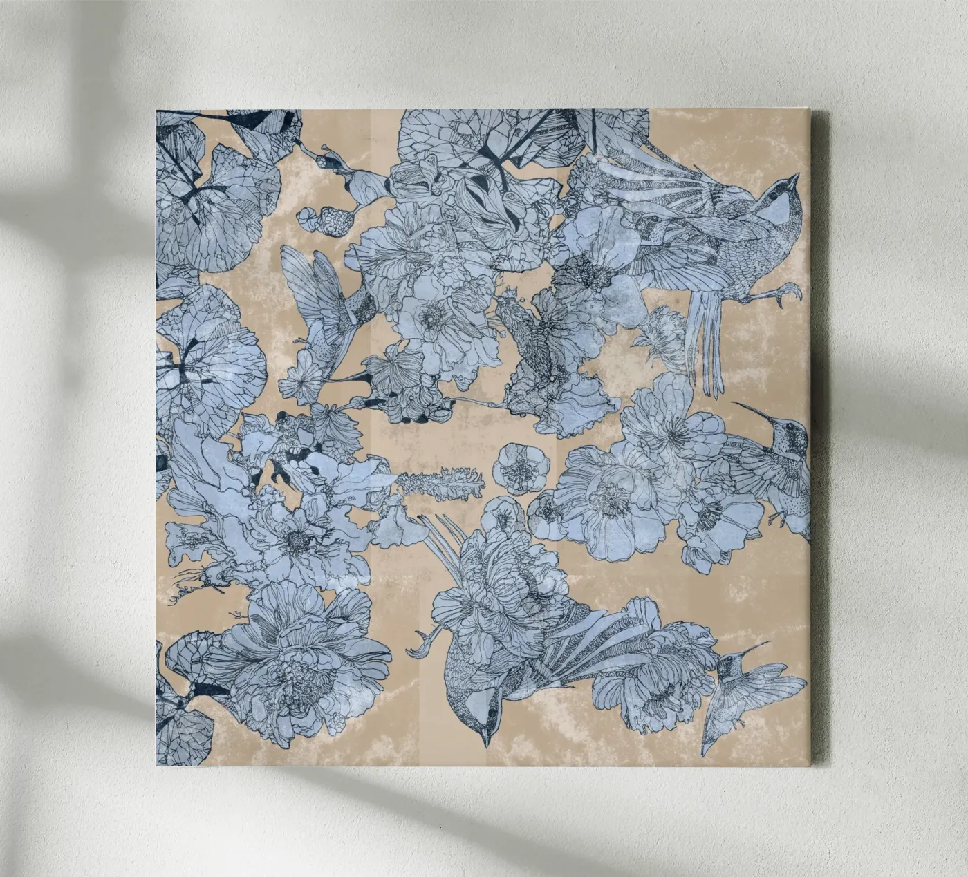 birds2 canvas by Giulio Iurissevich