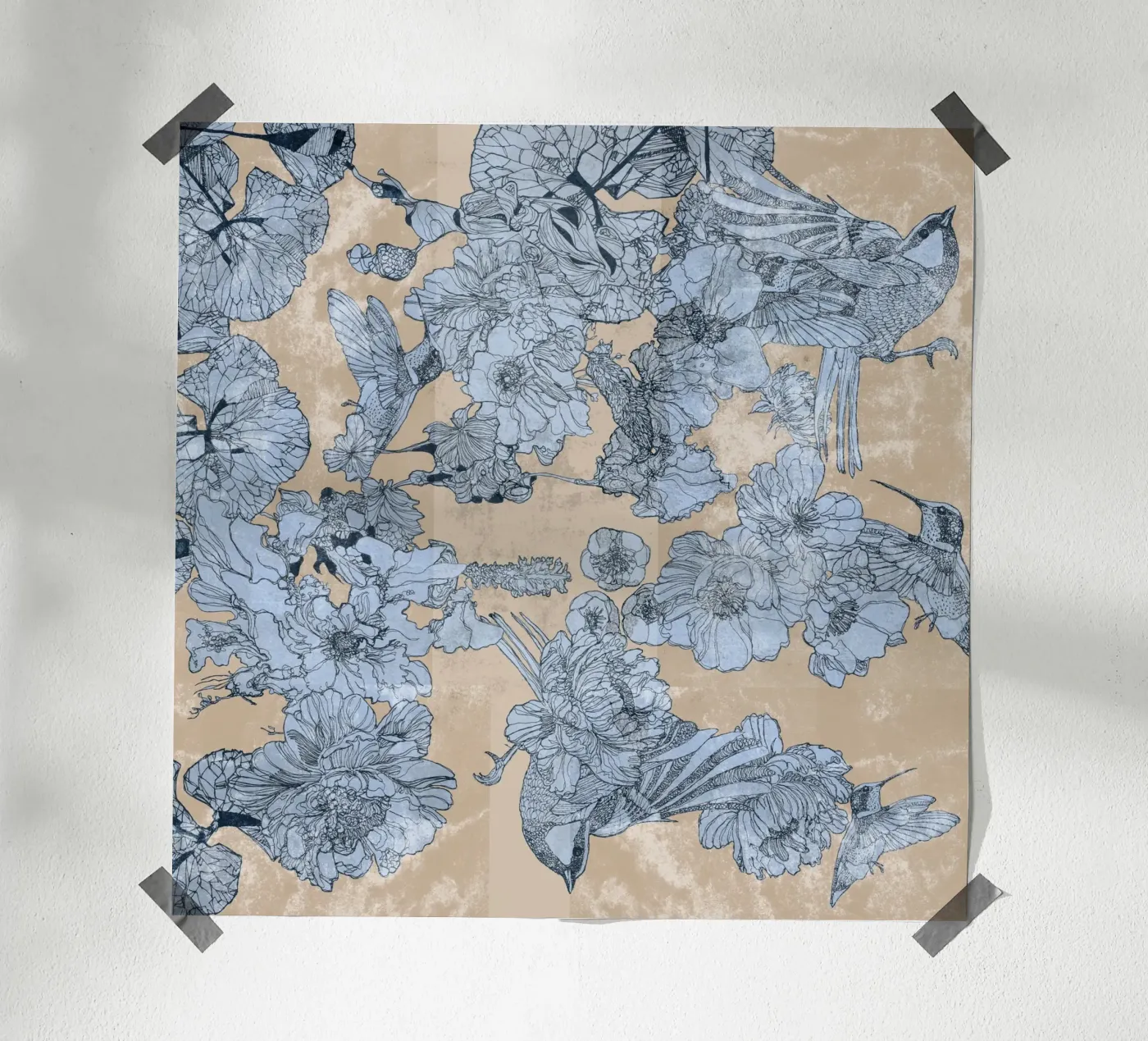 vogels2 poster van Giulio Iurissevich