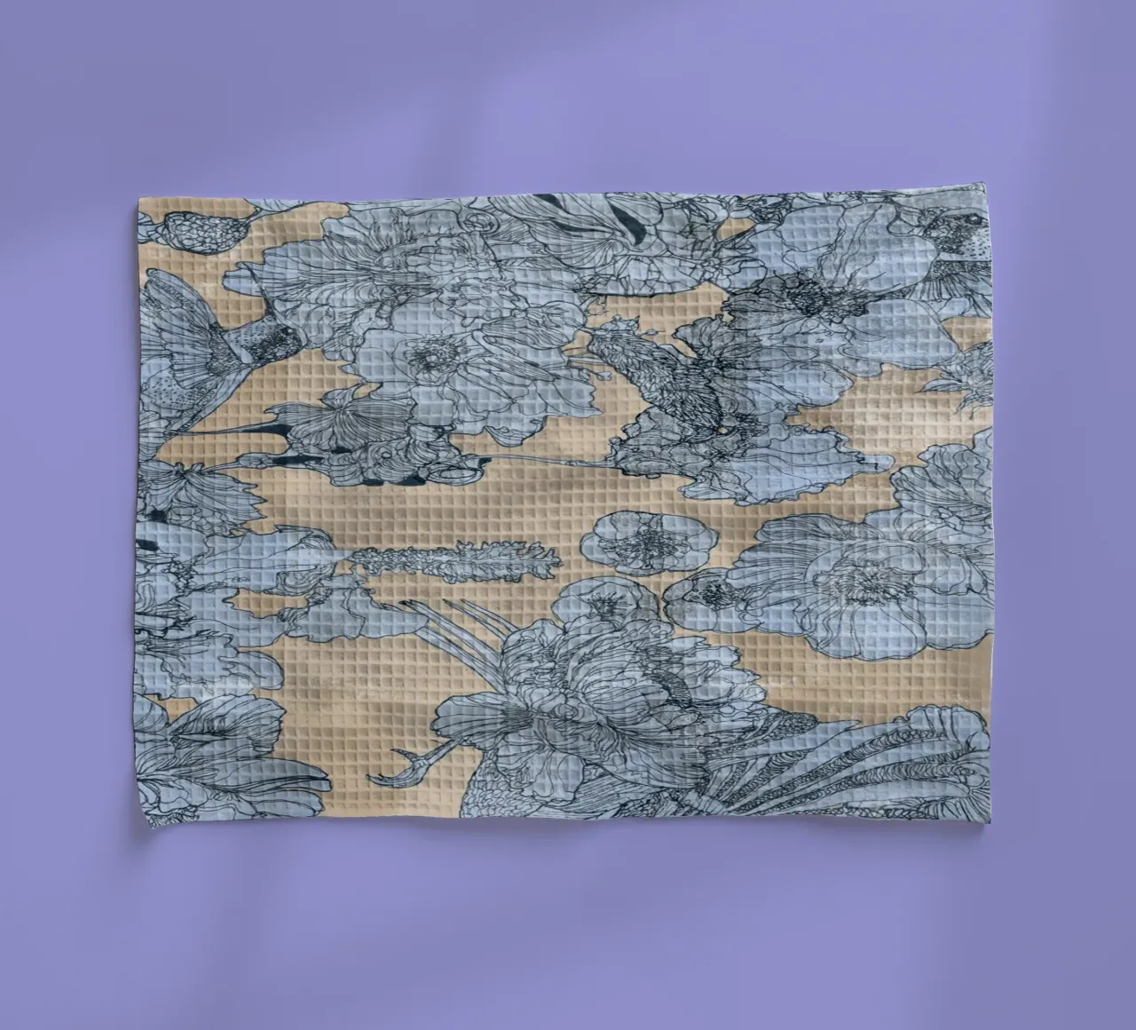 uccelli2 canovaccio da cucina da Giulio Iurissevich