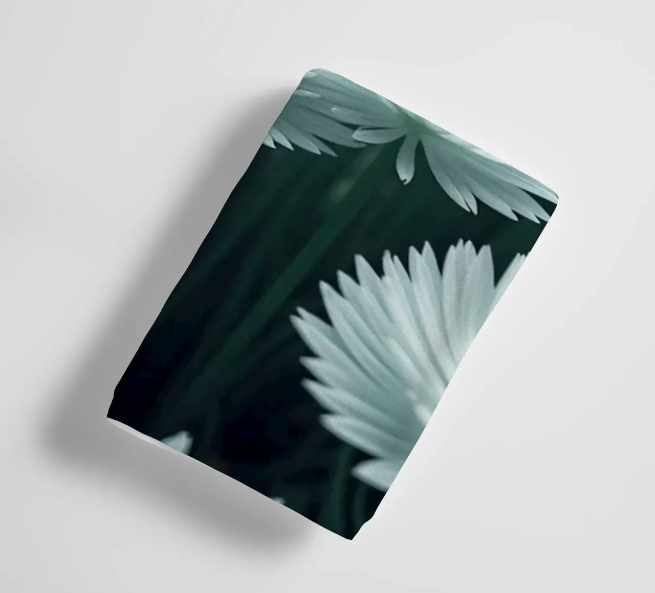 Luminous Whisper: A Field of Ethereal White Blossoms towel by Artistic-shop