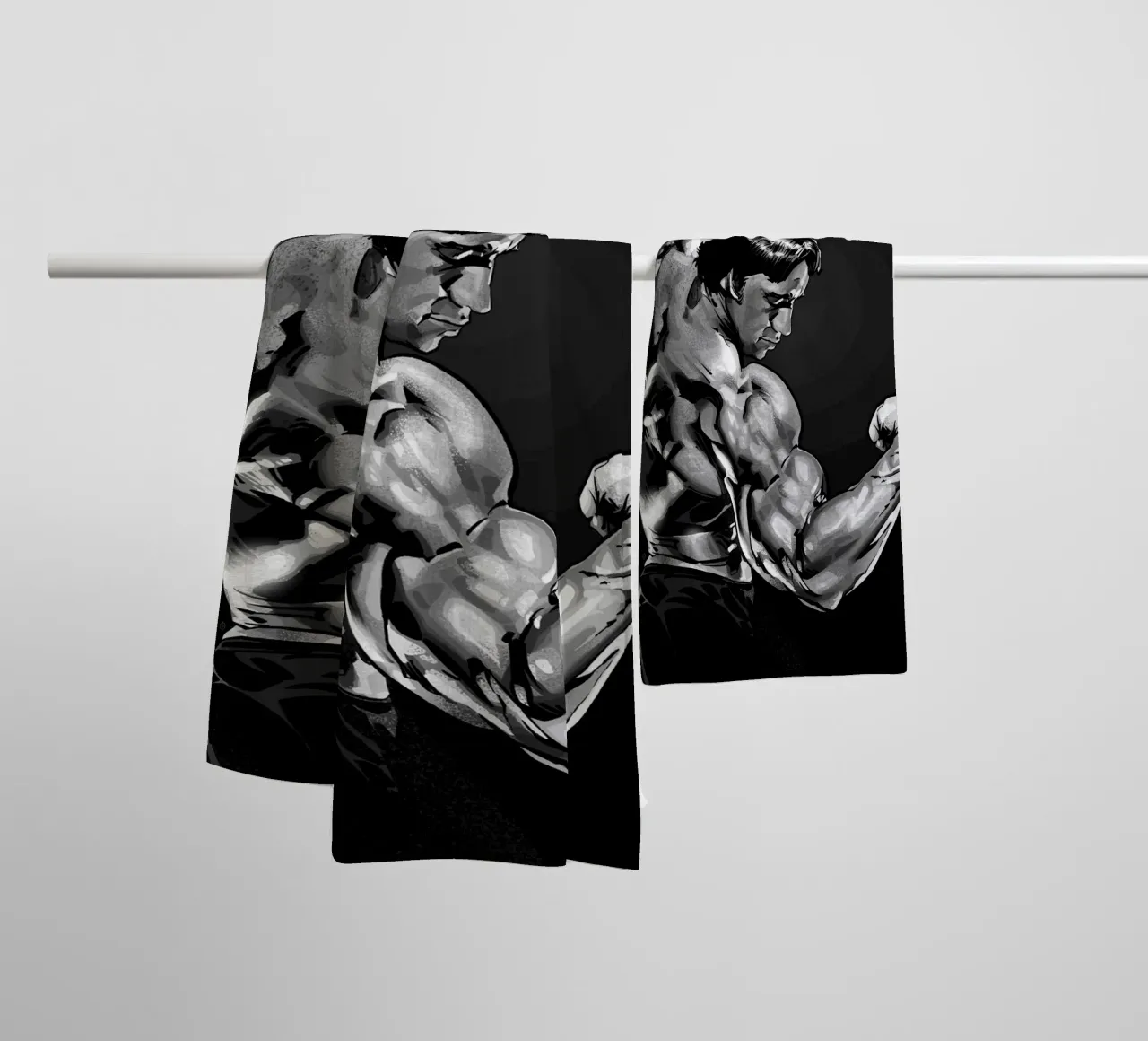 The Classic Bodybuilder asciugamano da bagno da nabakumov