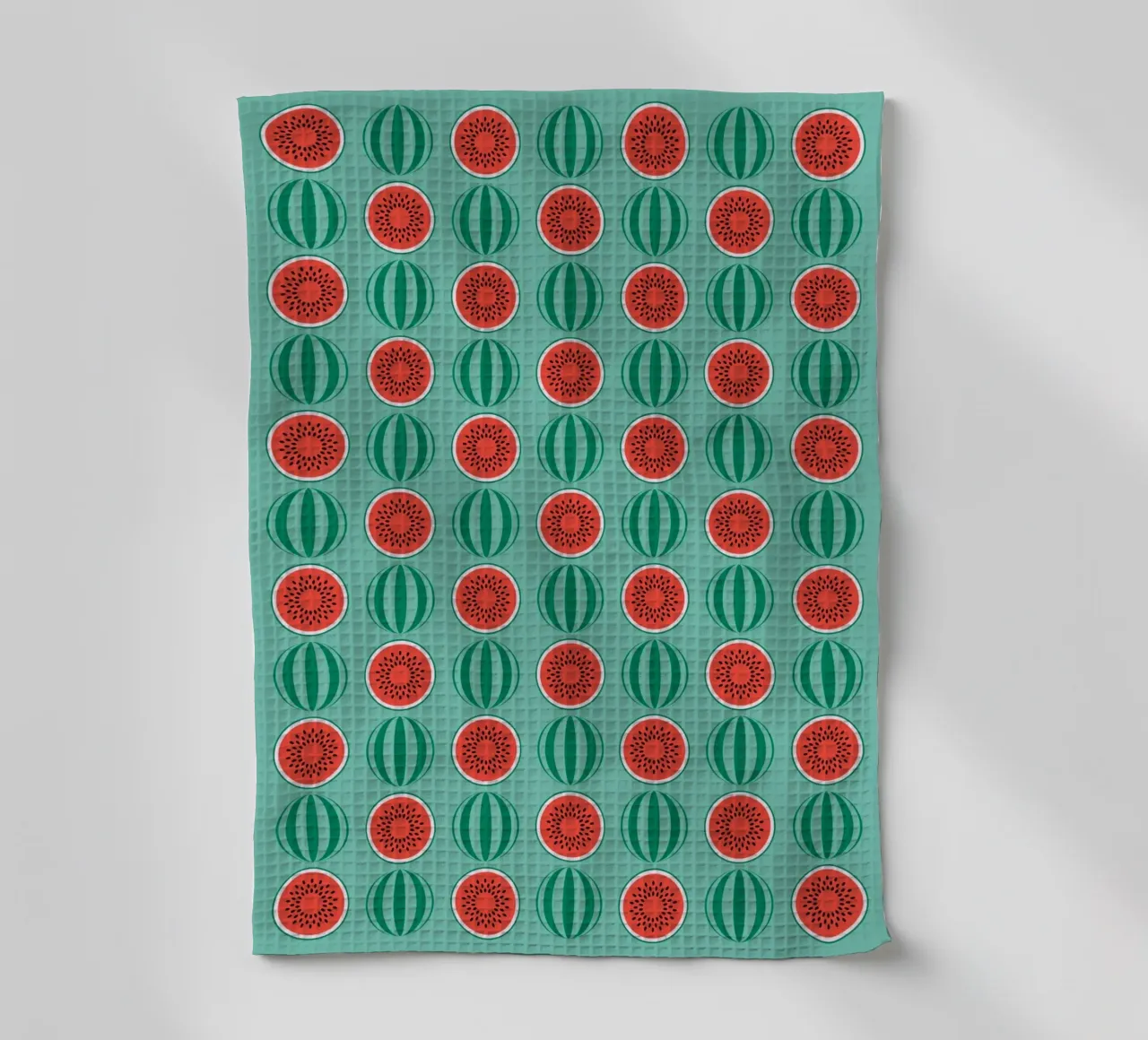 Pastèque points rouge vert torchon de Studio Frances M