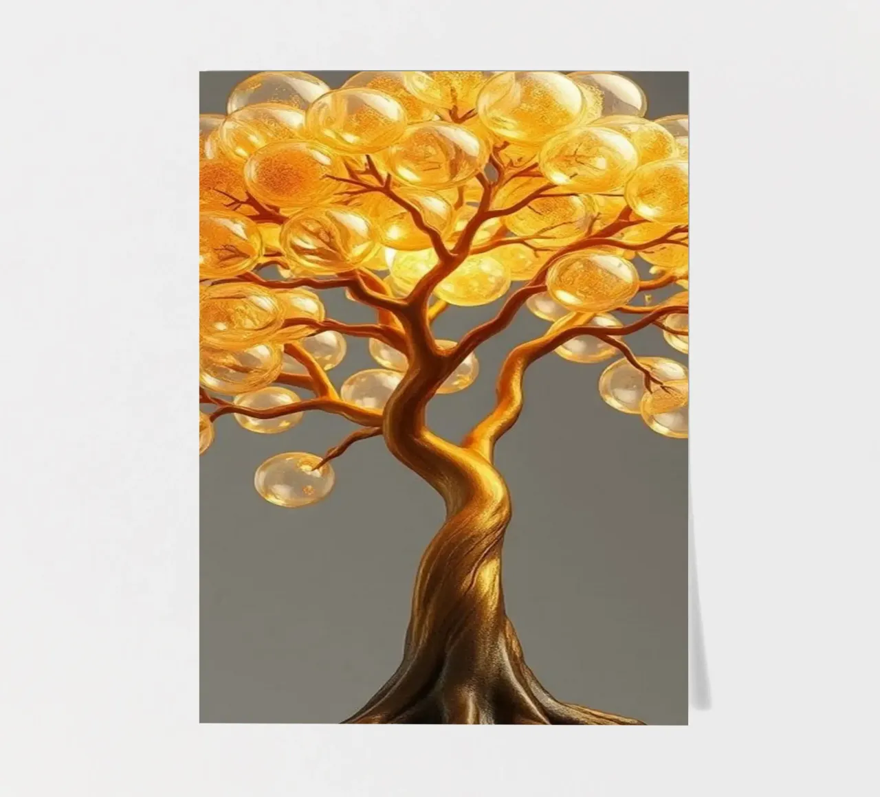 Golden Orb Tree of Abundance and Illumination Stickerbogen von Artistic-shop