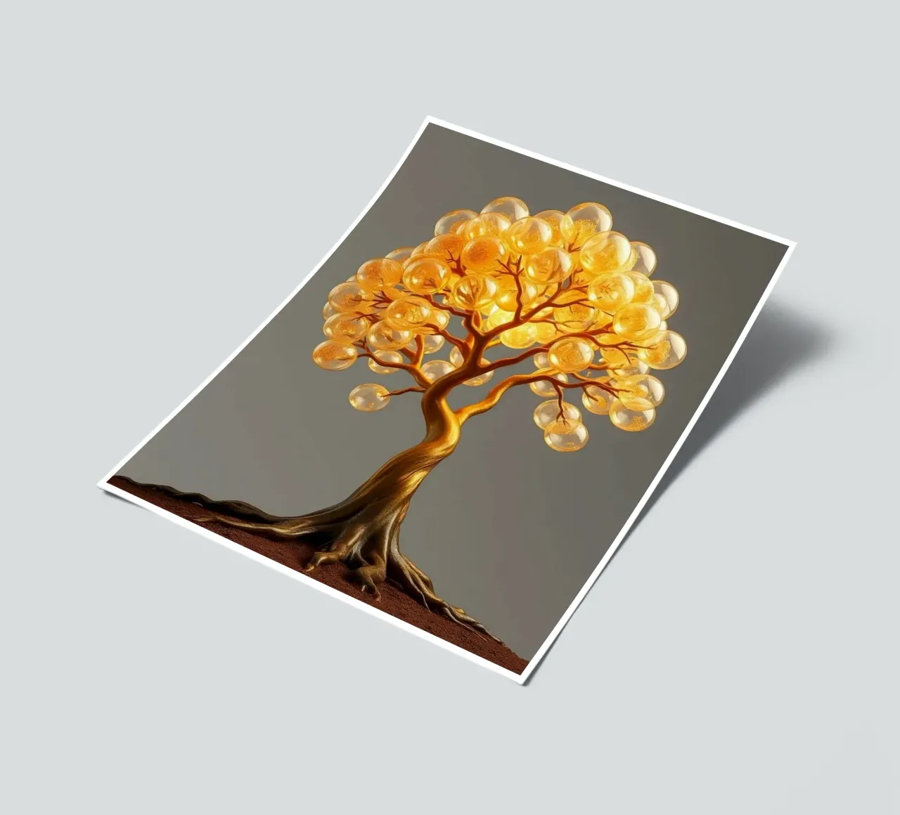 Golden Orb Tree of Abundance and Illumination Stickerbogen von Artistic-shop