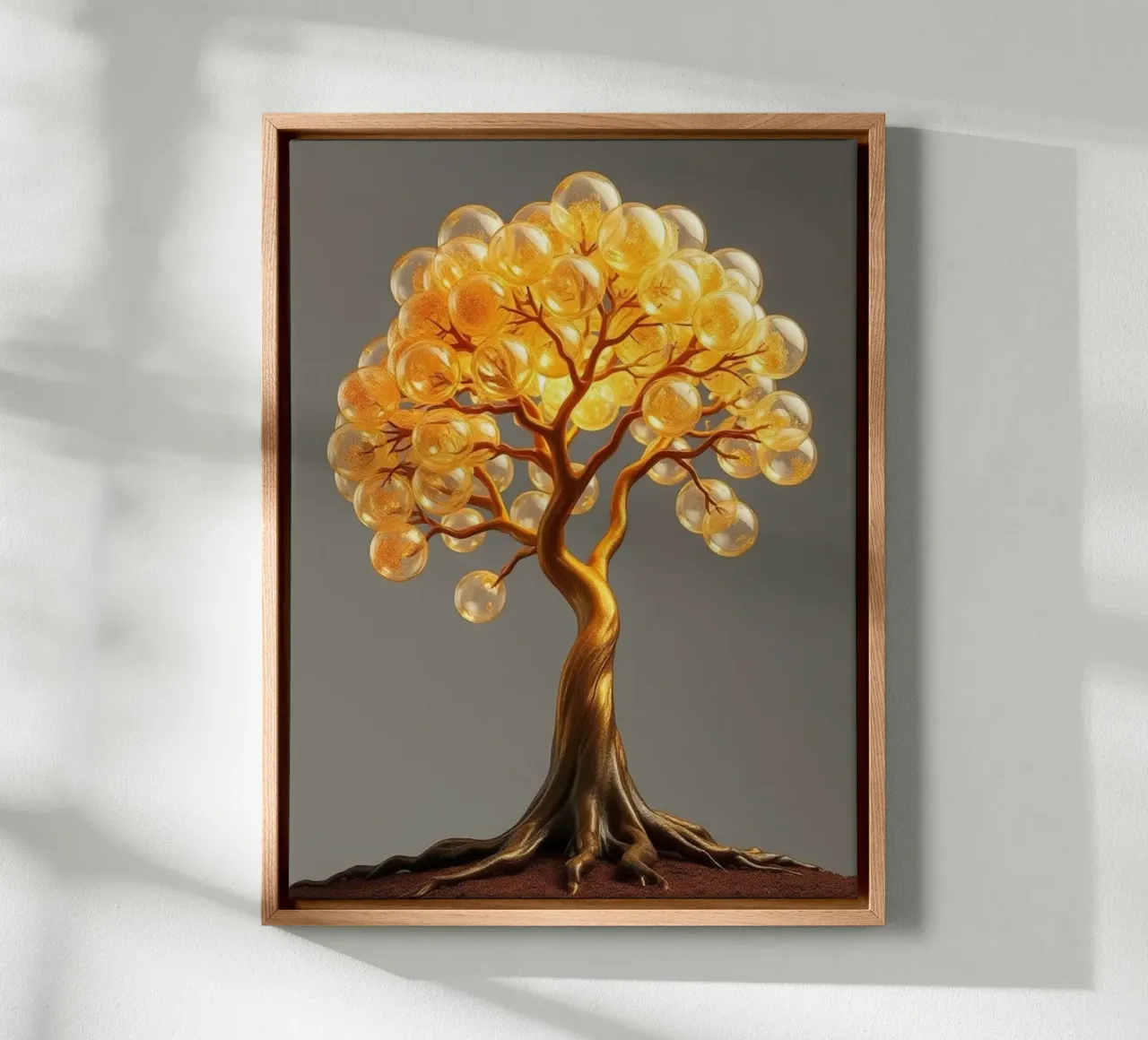 Golden Orb Tree of Abundance and Illumination canvas by Artistic-shop