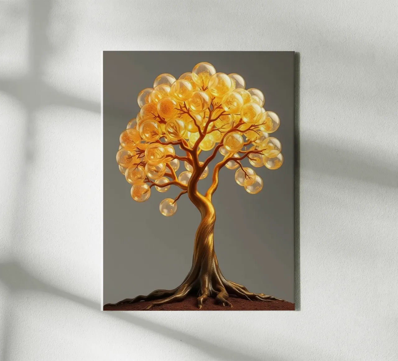 Golden Orb Tree of Abundance and Illumination canvas by Artistic-shop
