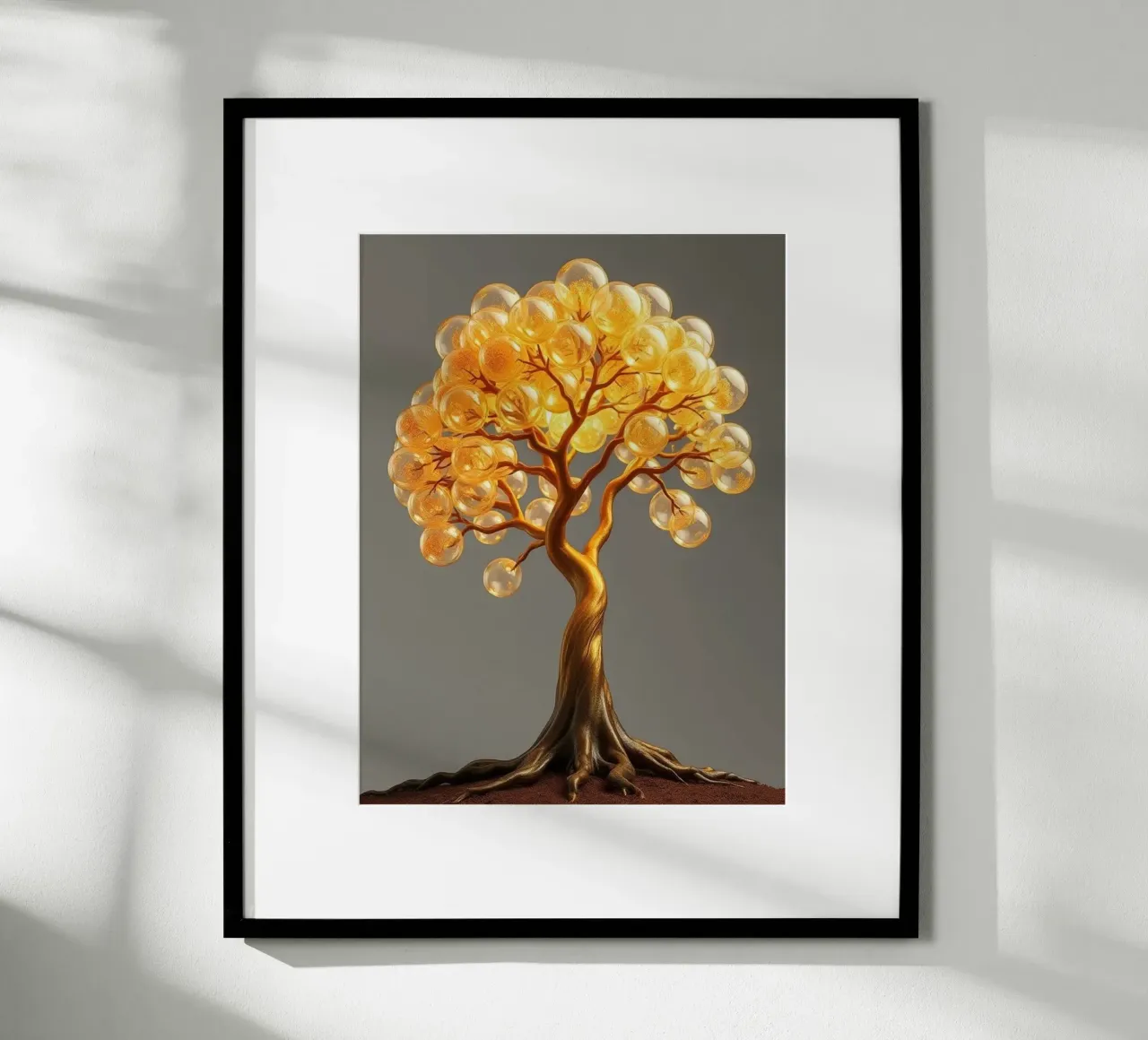 Golden Orb Tree of Abundance and Illumination Hahnemühle von Artistic-shop