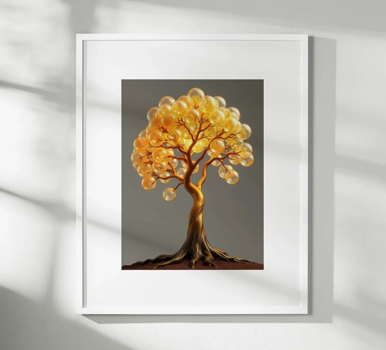 Golden Orb Tree of Abundance and Illumination Hahnemühle von Artistic-shop