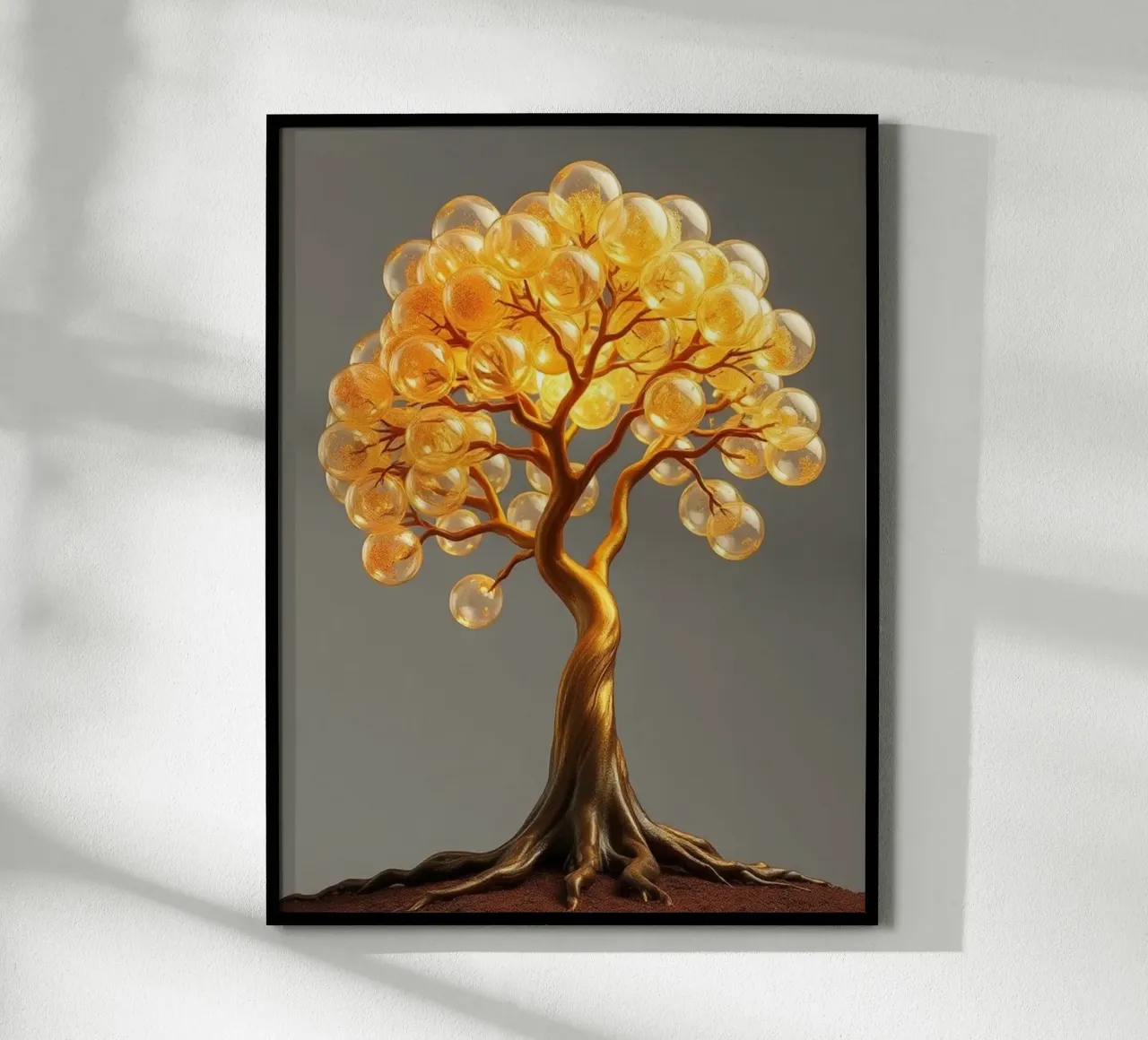 Golden Orb Tree of Abundance and Illumination Hahnemühle von Artistic-shop