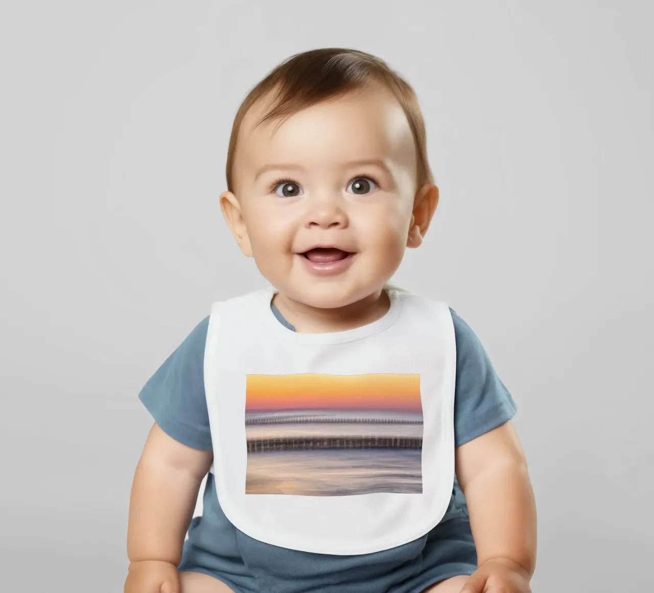 Abstract sunset bavaglino da Fjöllart