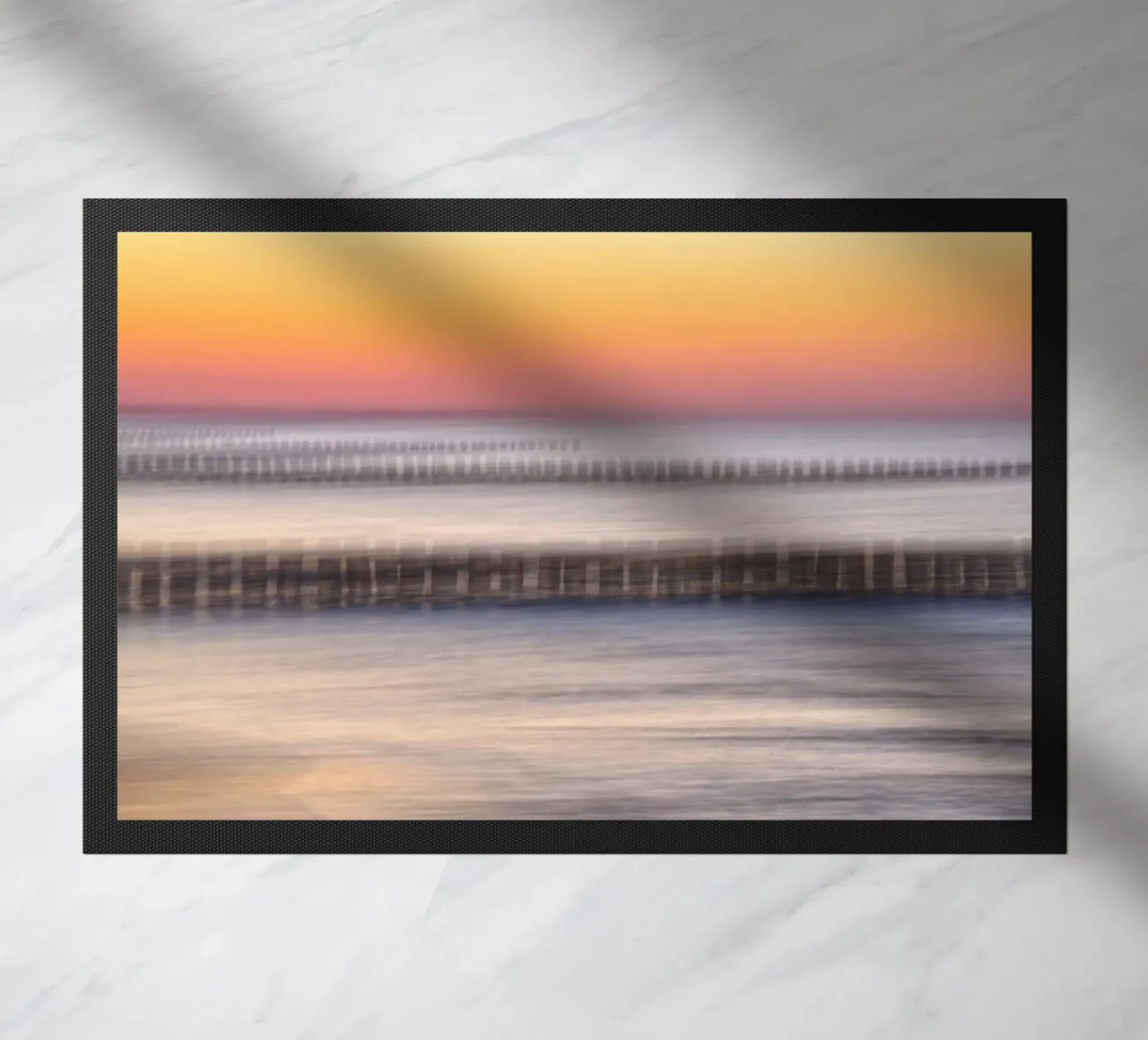 Abstract sunset deurmat van Fjöllart