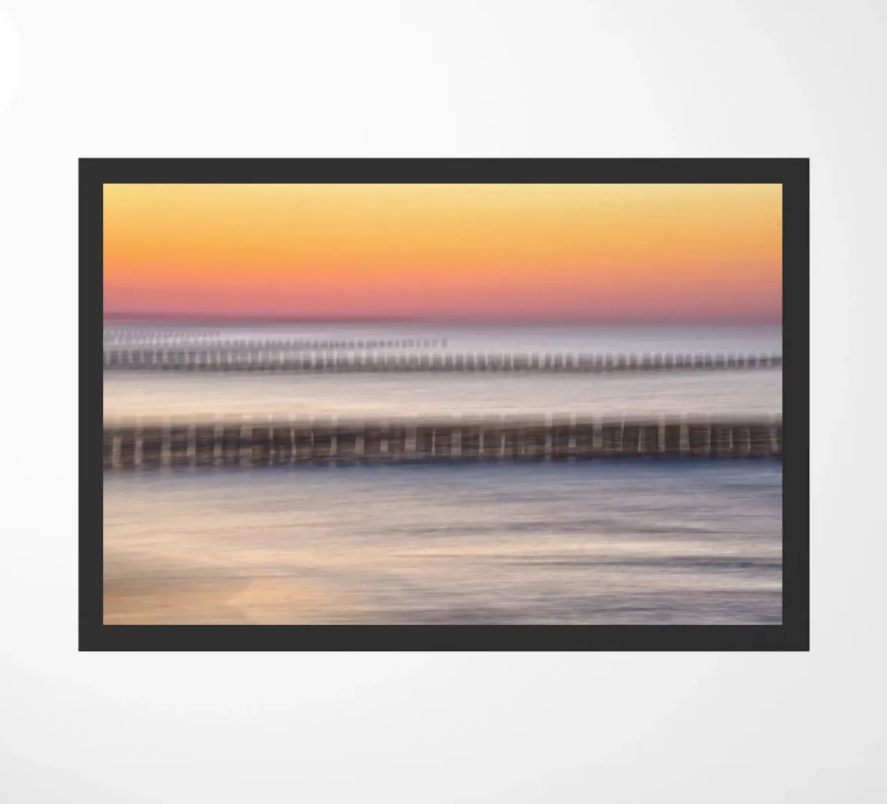 Abstract sunset deurmat van Fjöllart