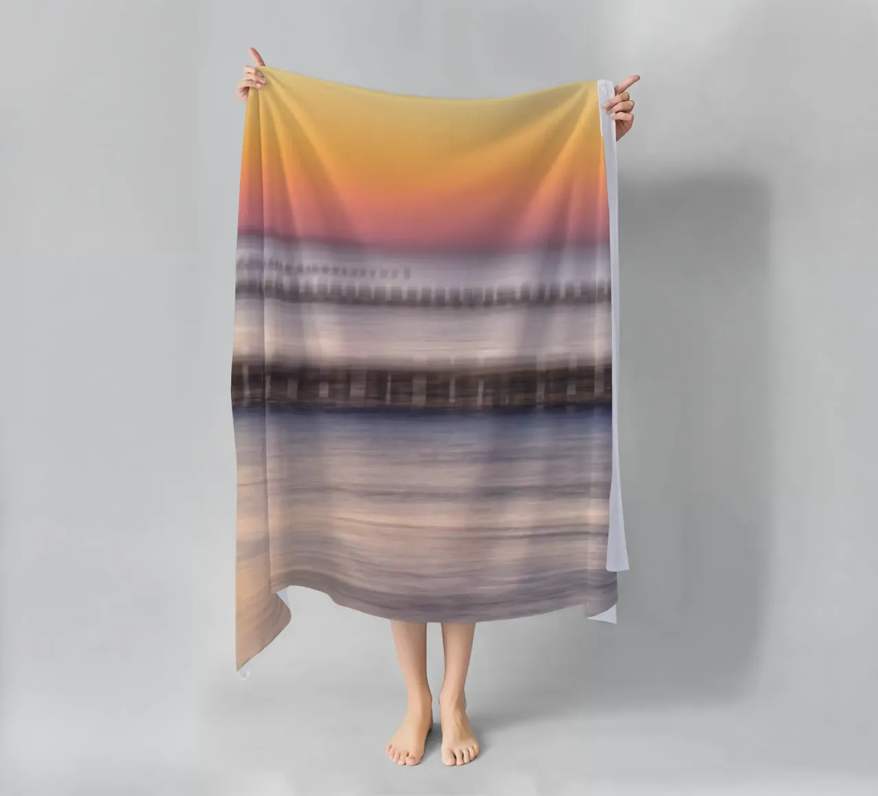 Abstract sunset telo mare da Fjöllart