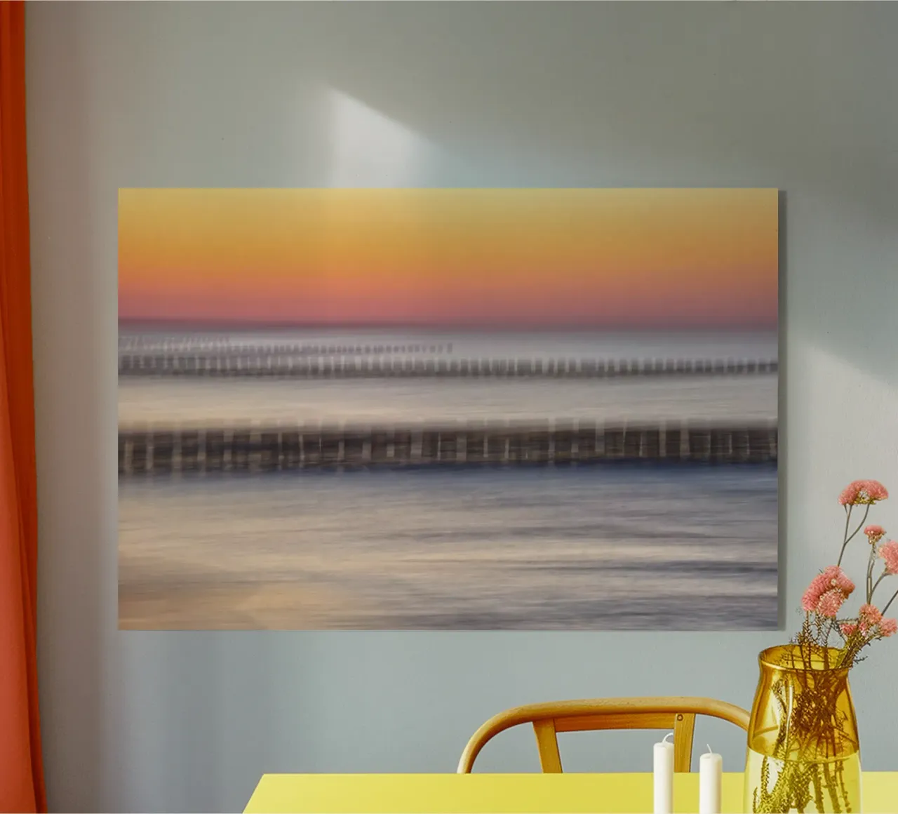 Abstract sunset plexiglass da Fjöllart