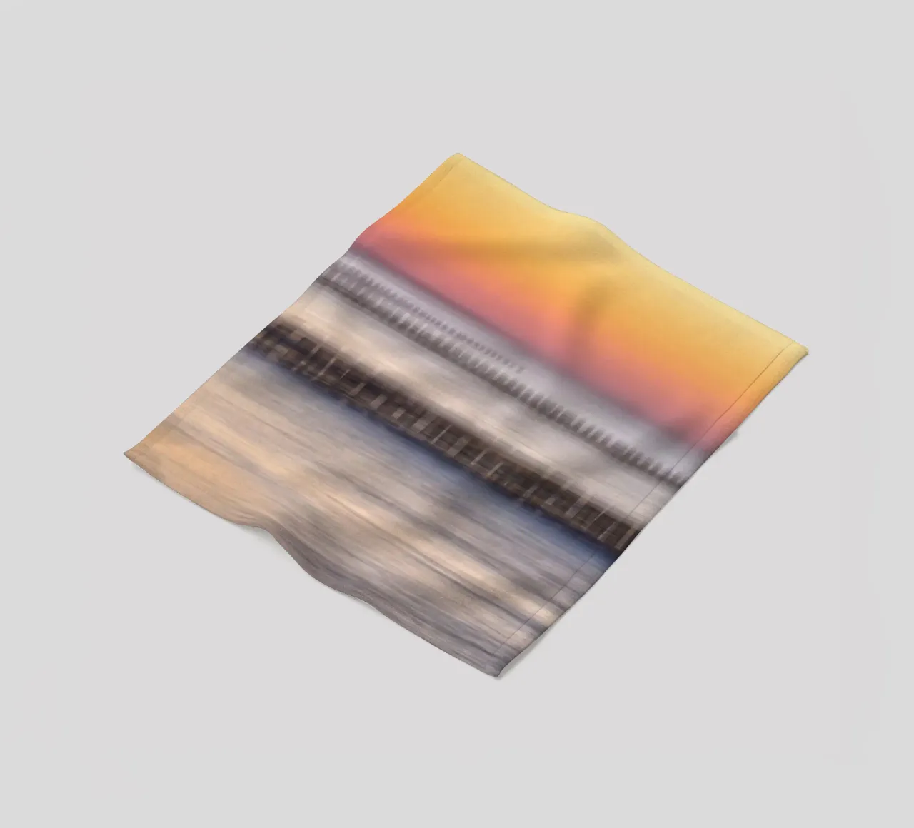 Abstract sunset coperta in pile da Fjöllart