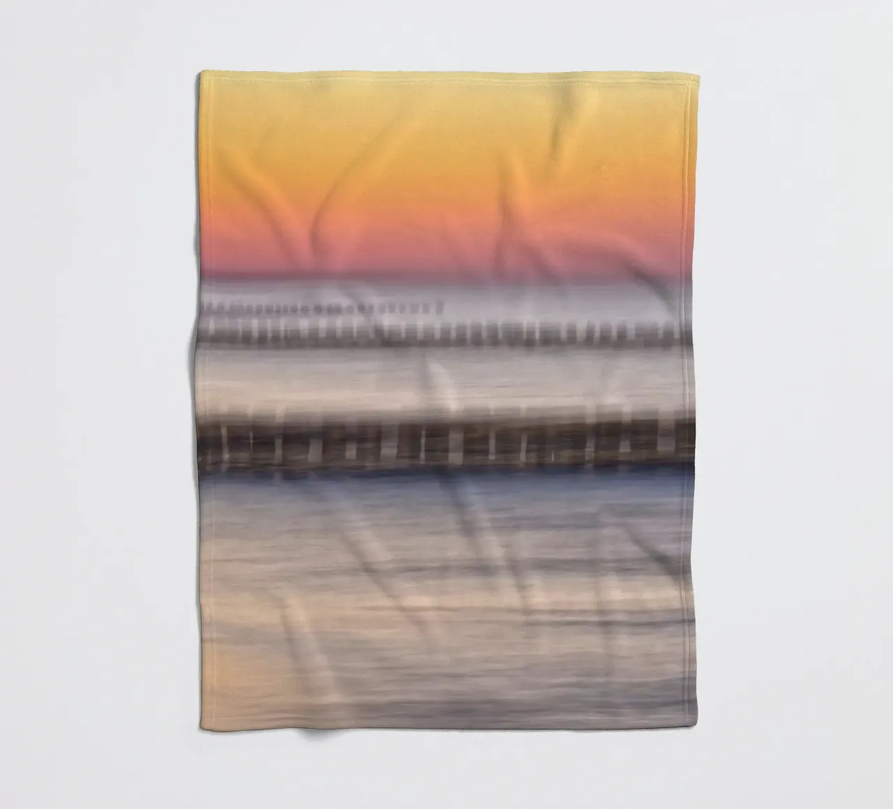 Abstract sunset coperta in pile da Fjöllart