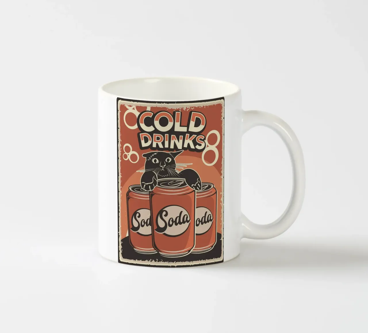 Bevande fredde Cat and Soda tazza in ceramica da apple crumble