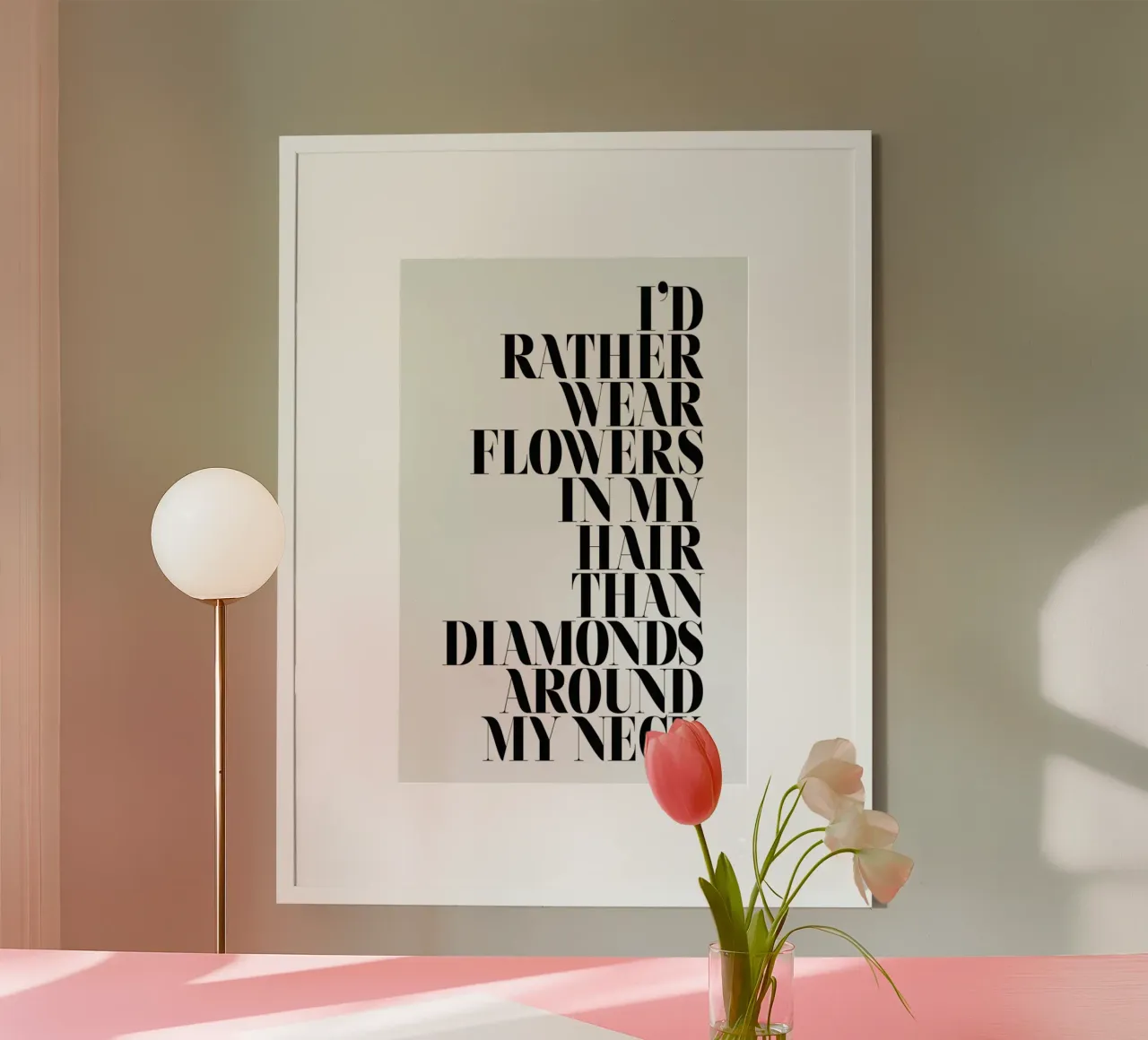 I'd Rather Wear Flowers hahnemühle by Honeymoon Hotel
