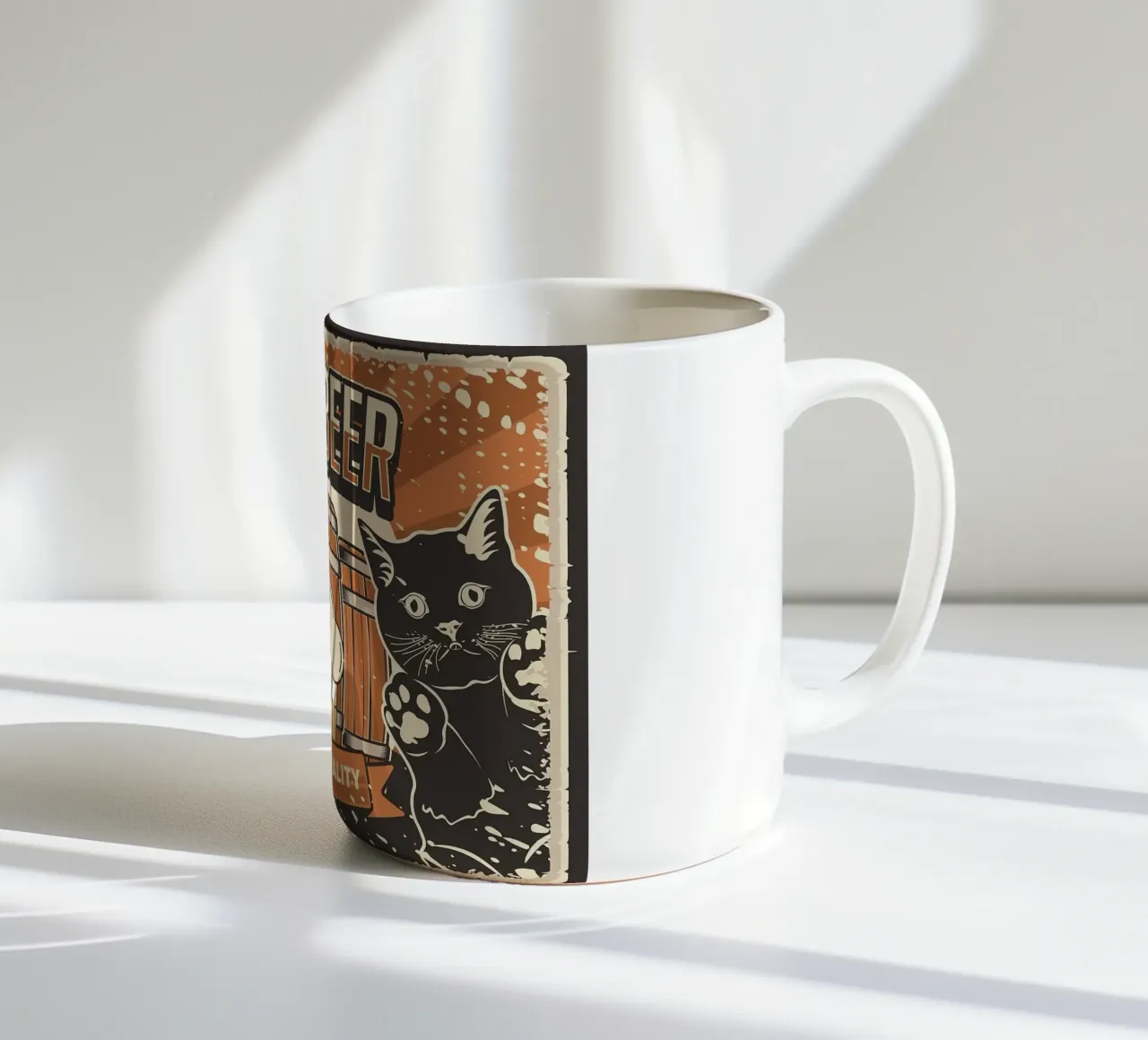 Barile di birra freddo per gatti tazza in ceramica da apple crumble