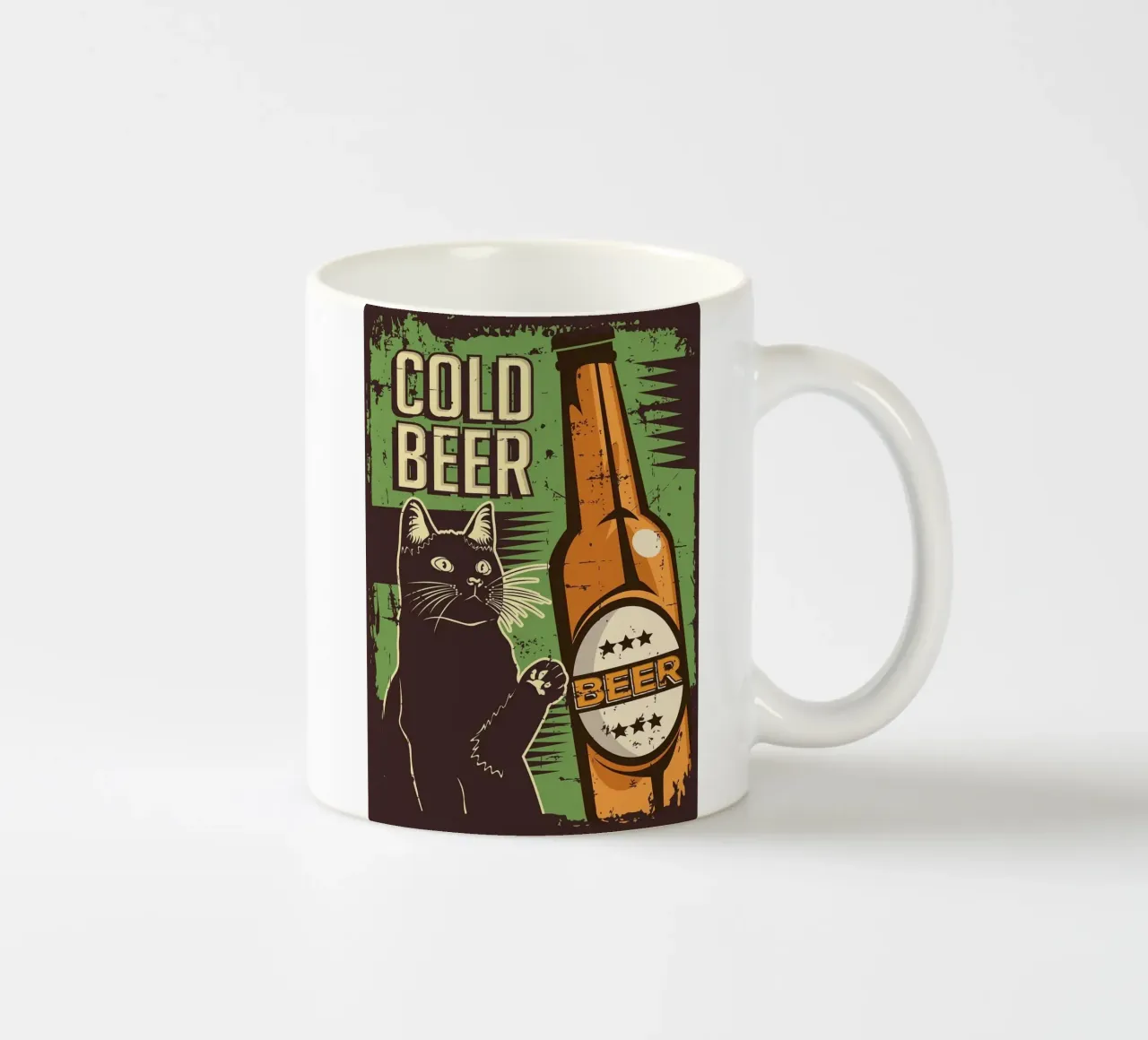 Gatto birra fredda tazza in ceramica da apple crumble