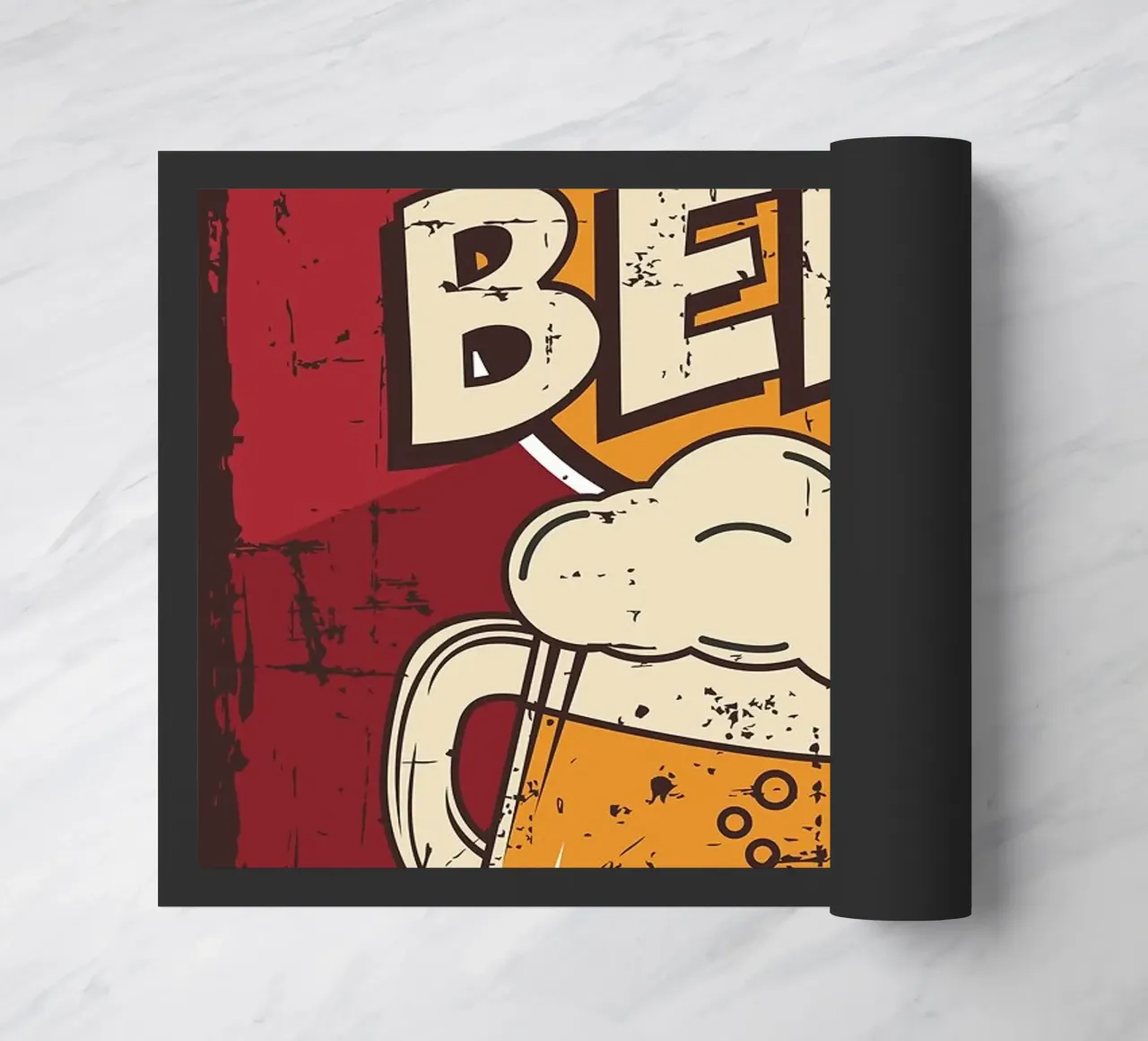 Gatto ubriaco birra fredda zerbino da apple crumble