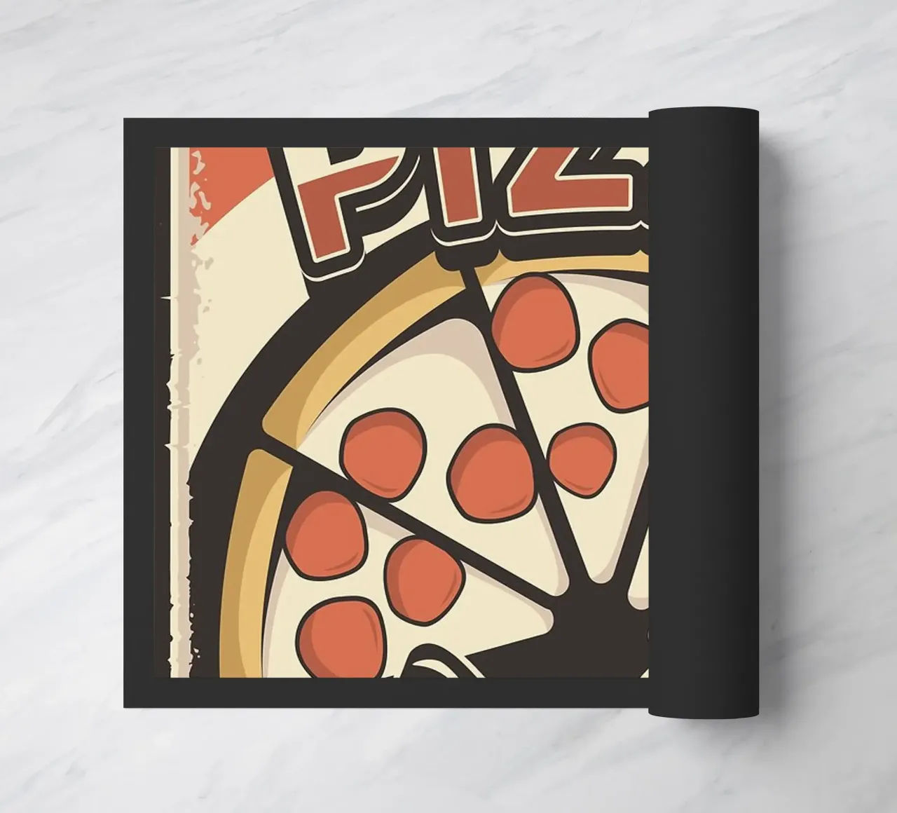 Pizza e gatto deliziosi zerbino da apple crumble