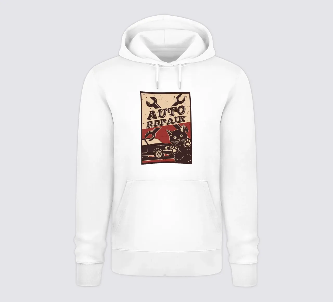 Retro Cat e Garage 6 felpa con cappuccio da apple crumble