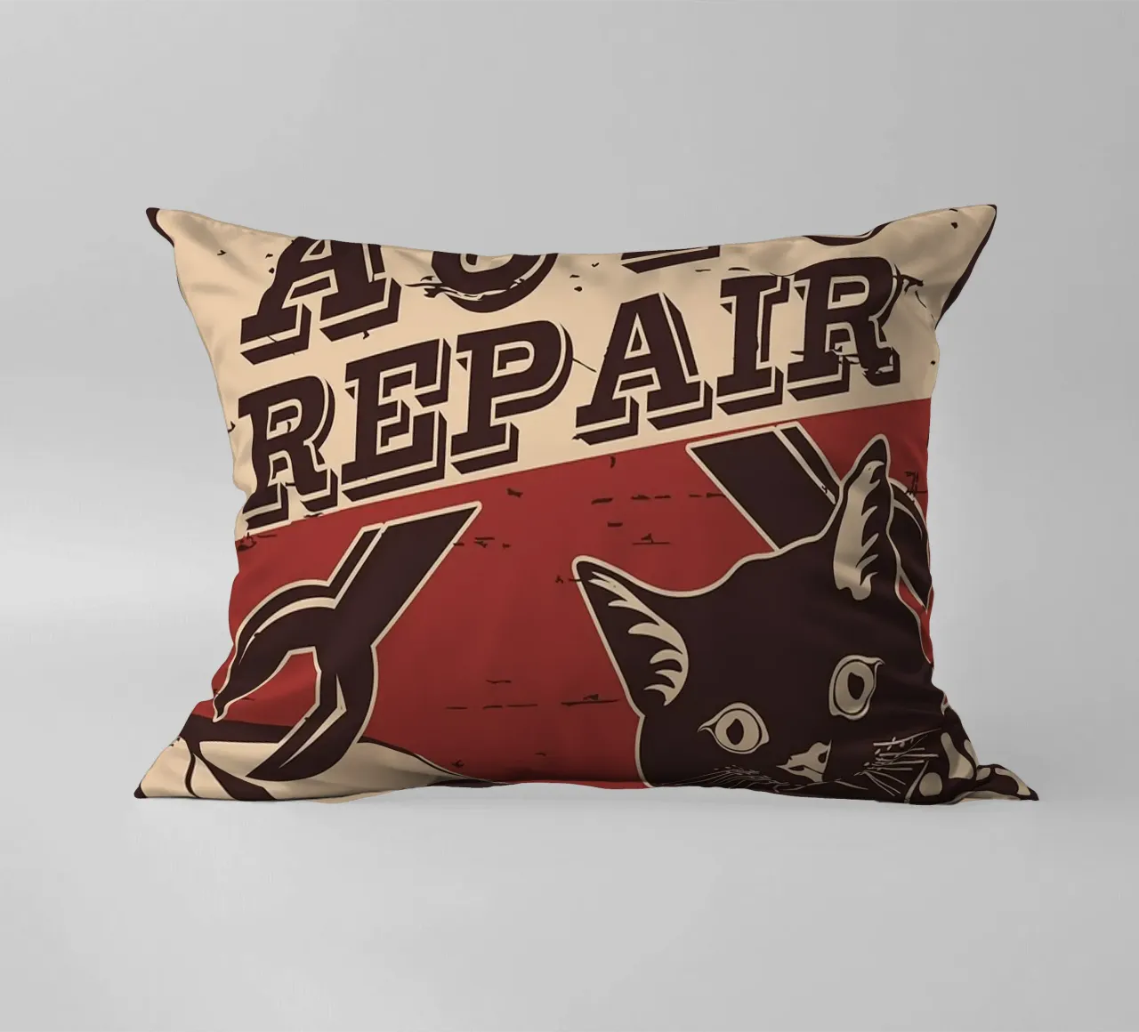 Retro Cat e Garage 6 cuscino da apple crumble