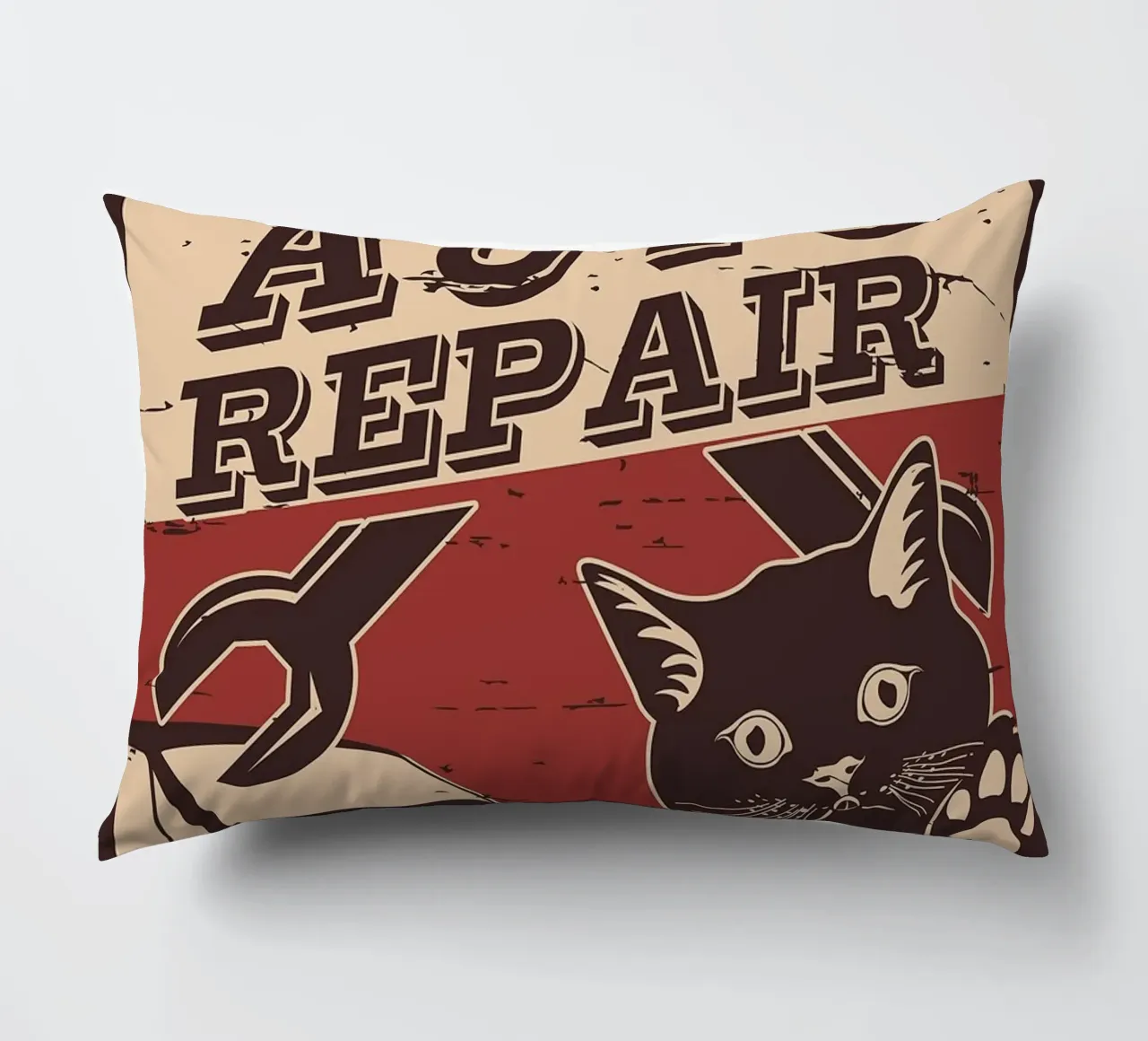 Retro Cat e Garage 6 cuscino da apple crumble