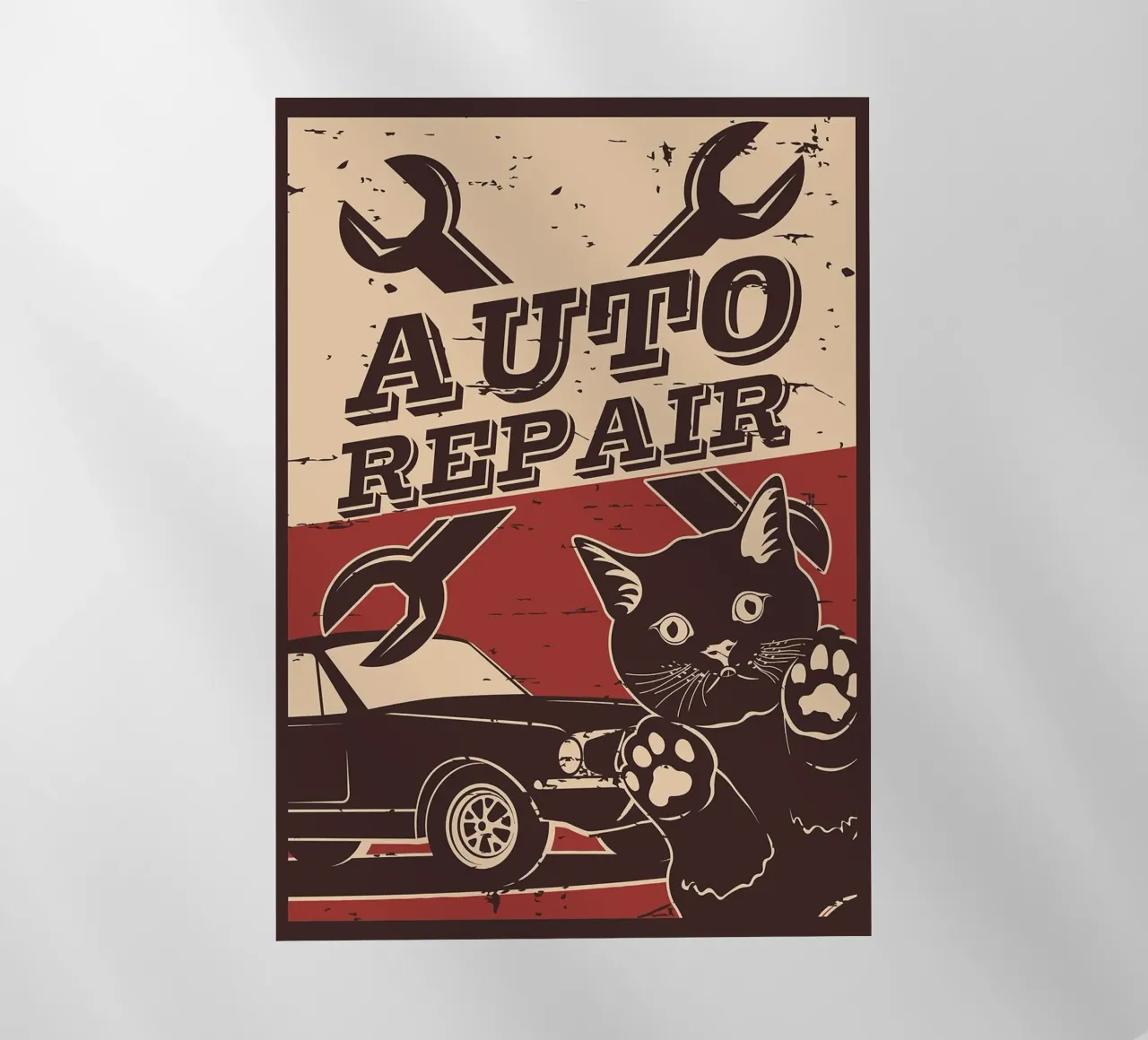 Retro Cat e Garage 6 pellicola backlit da apple crumble