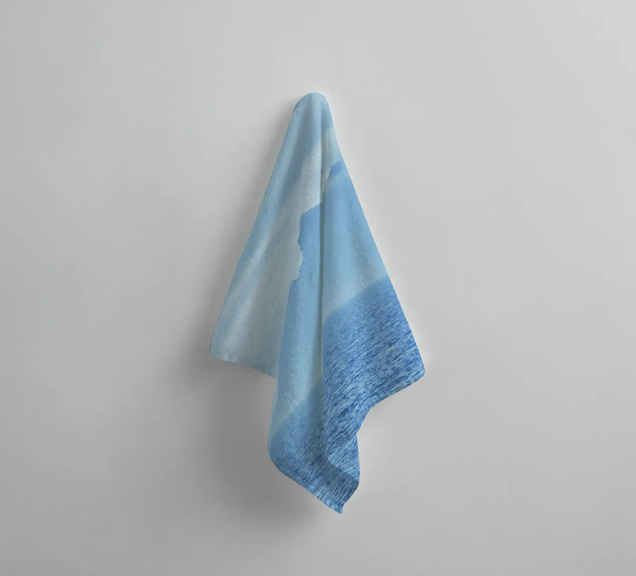 Mountains out of the sea towel by Fjöllart