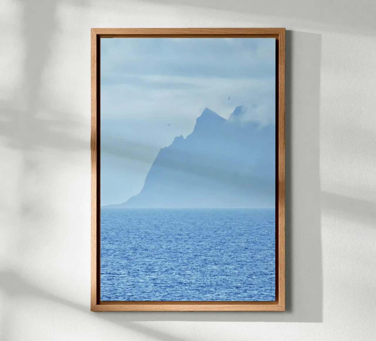 Mountains out of the sea canvas by Fjöllart