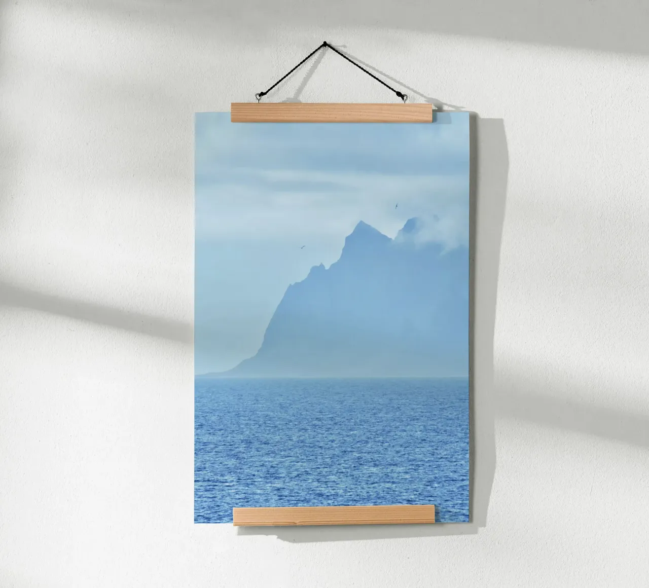 Mountains out of the sea hahnemühle by Fjöllart