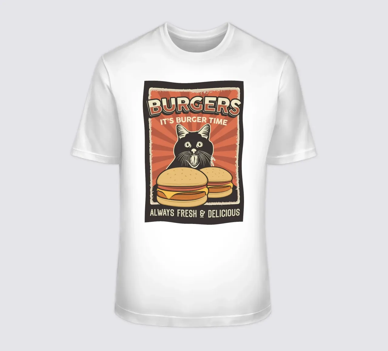 È l'ora dell'hamburger t-shirt da apple crumble