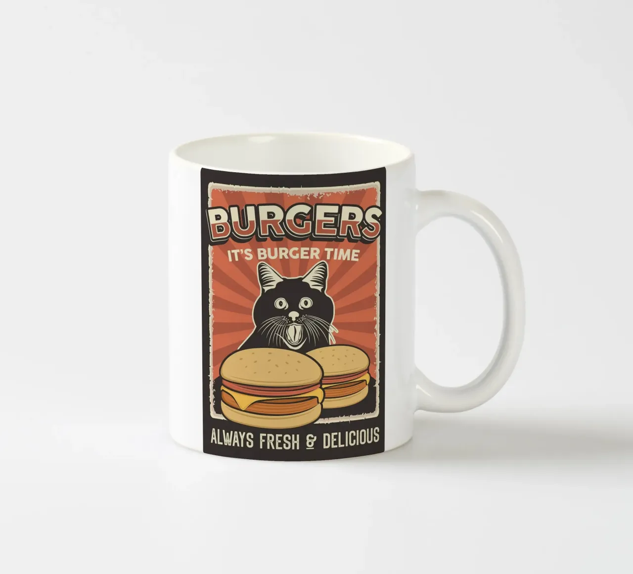 È l'ora dell'hamburger tazza in ceramica da apple crumble