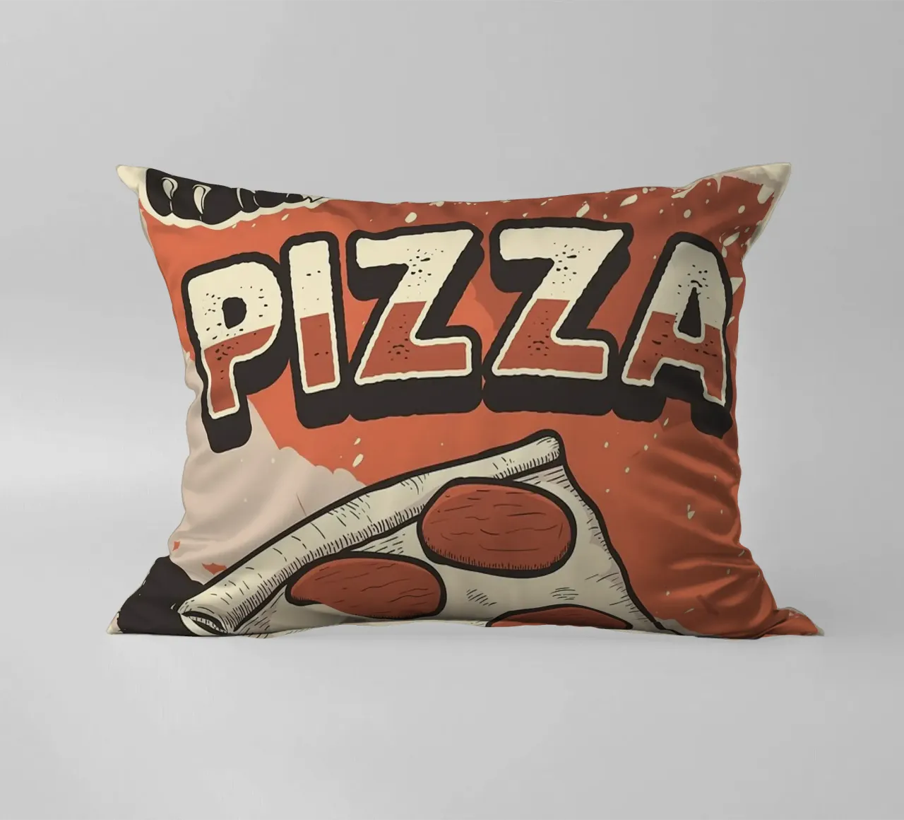 Meow Cat e la pizza cuscino da apple crumble