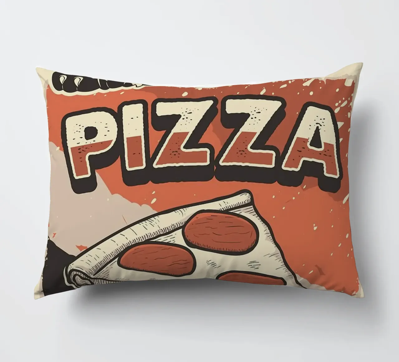 Meow Cat e la pizza cuscino da apple crumble